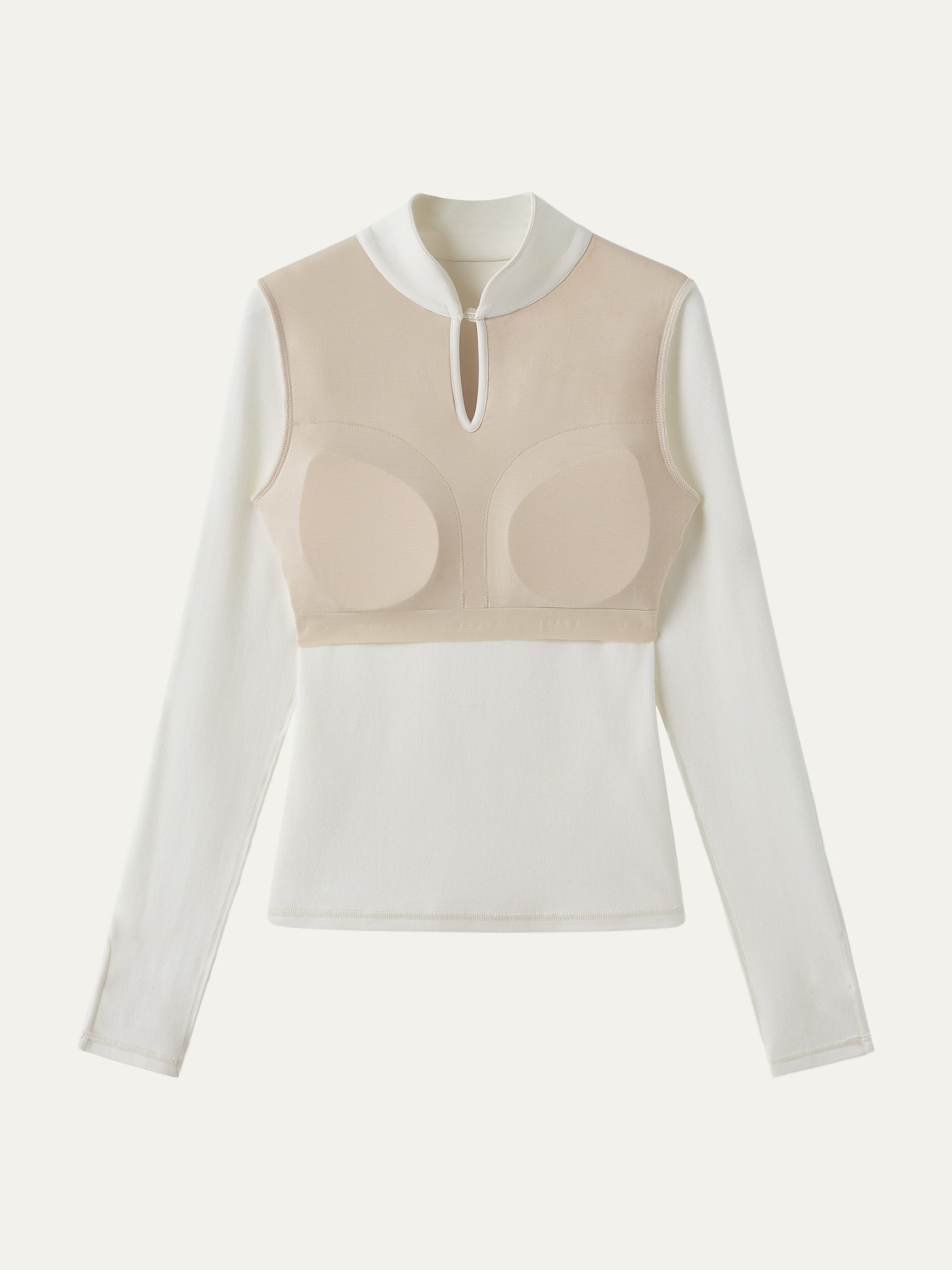 Mandarin Collar Frog Button Bra Top Limited Edition