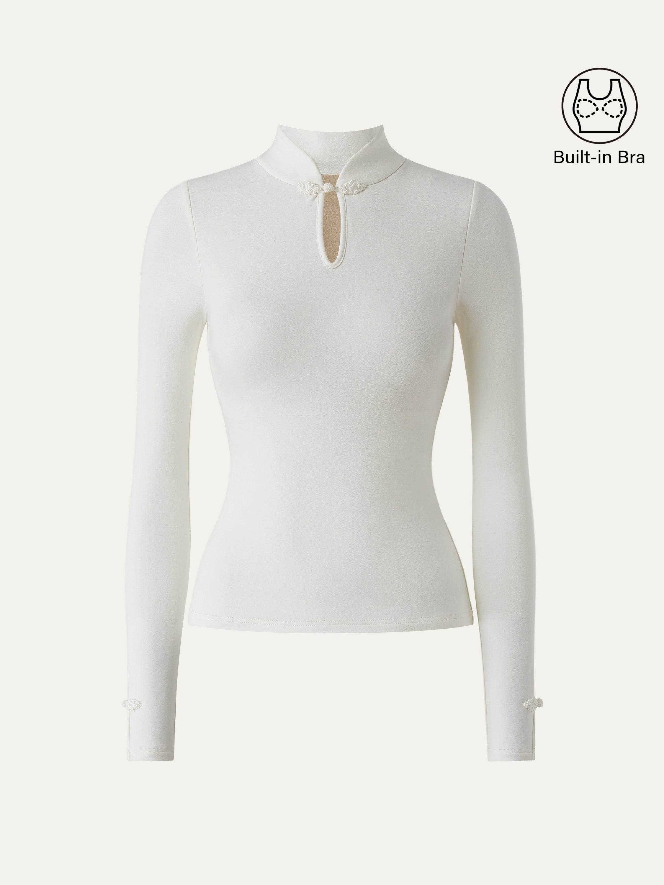 Mandarin Collar Frog Button Bra Top Limited Edition