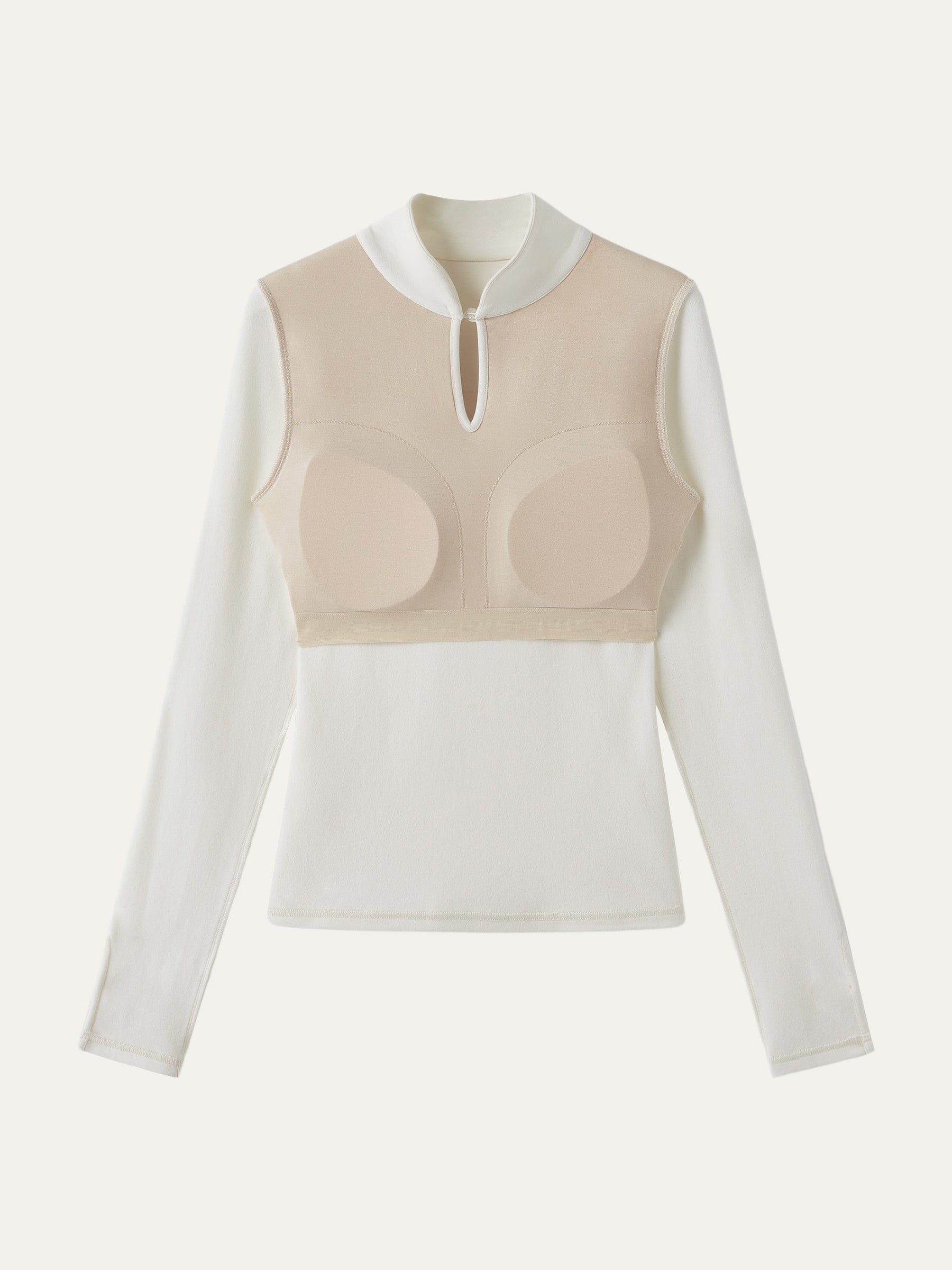 Mandarin Collar Frog Button Bra Top Limited Edition
