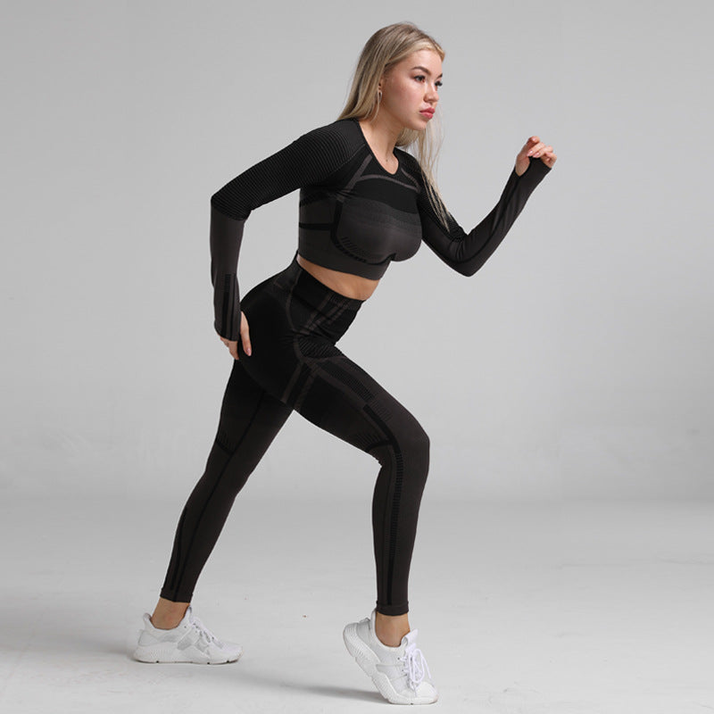 Women's Compression Gym Leggings - High-Waist Fitness Tights