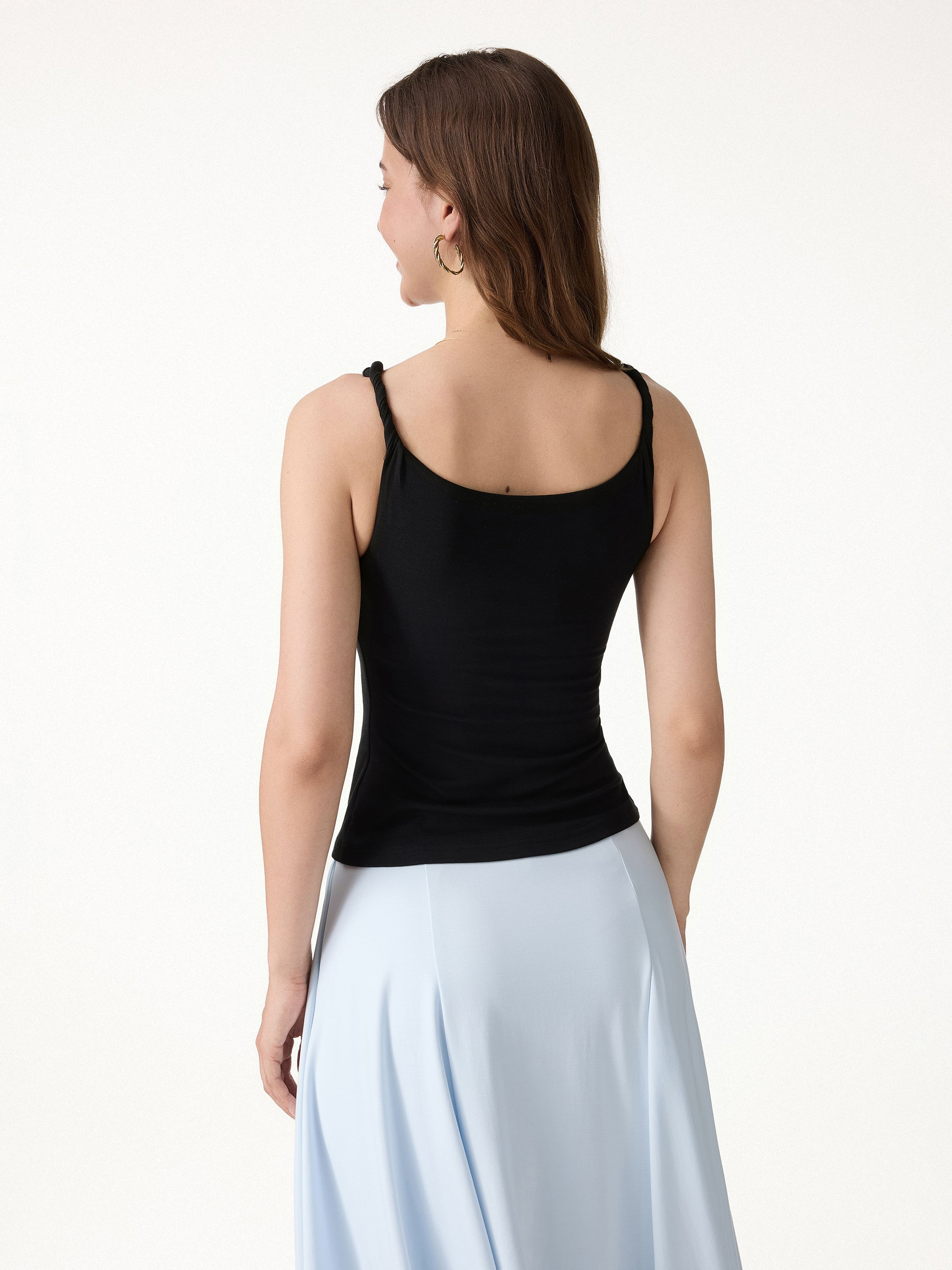 CoolTouch Twisted Strap V-Neck Bra Tank
