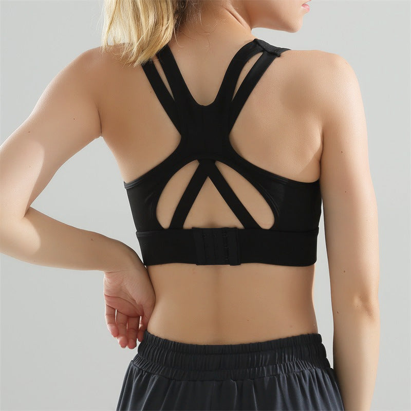 Women's Backless Yoga Vest - Strappy Sports Tank Top