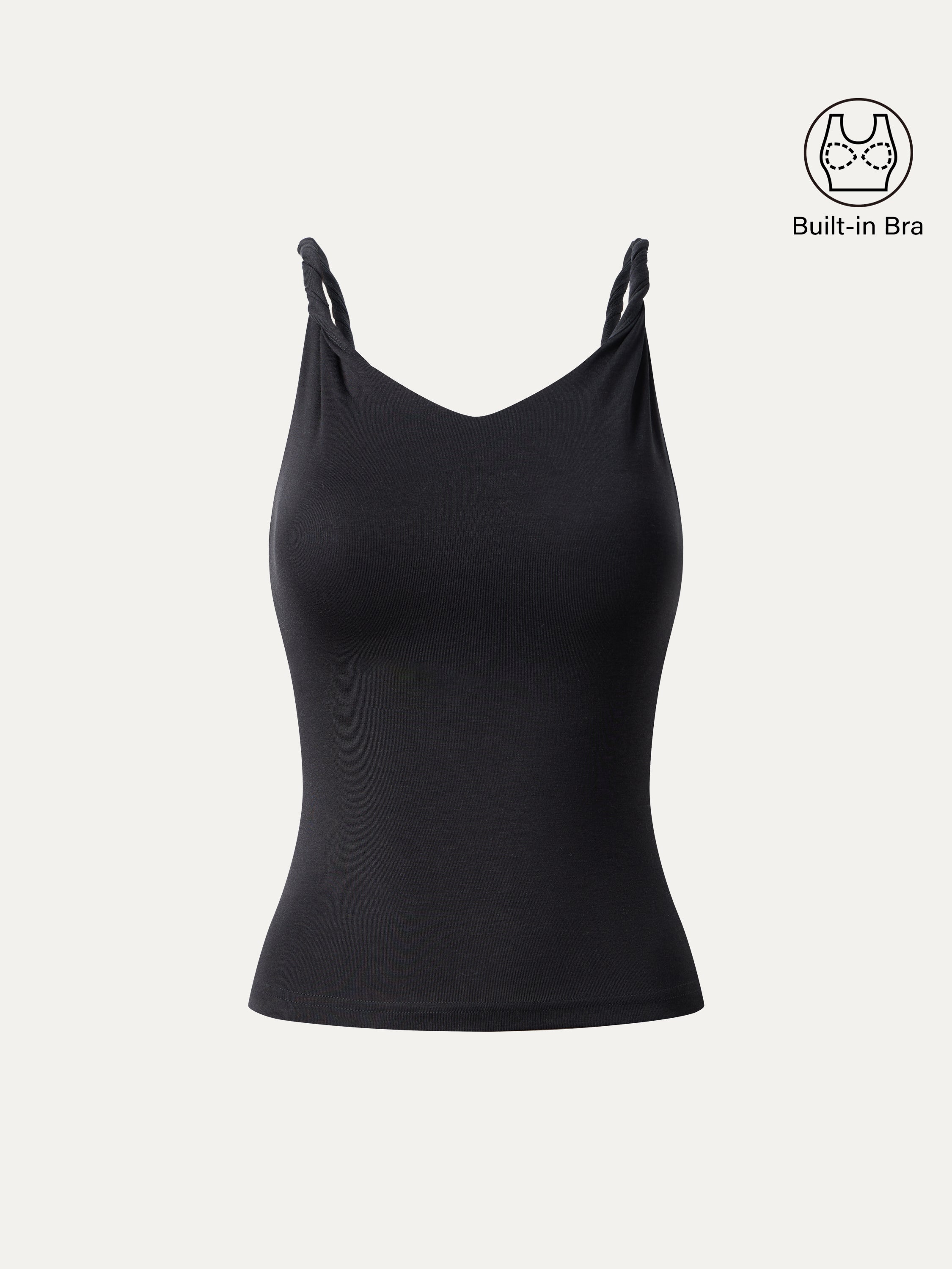 CoolTouch Twisted Strap V-Neck Bra Tank