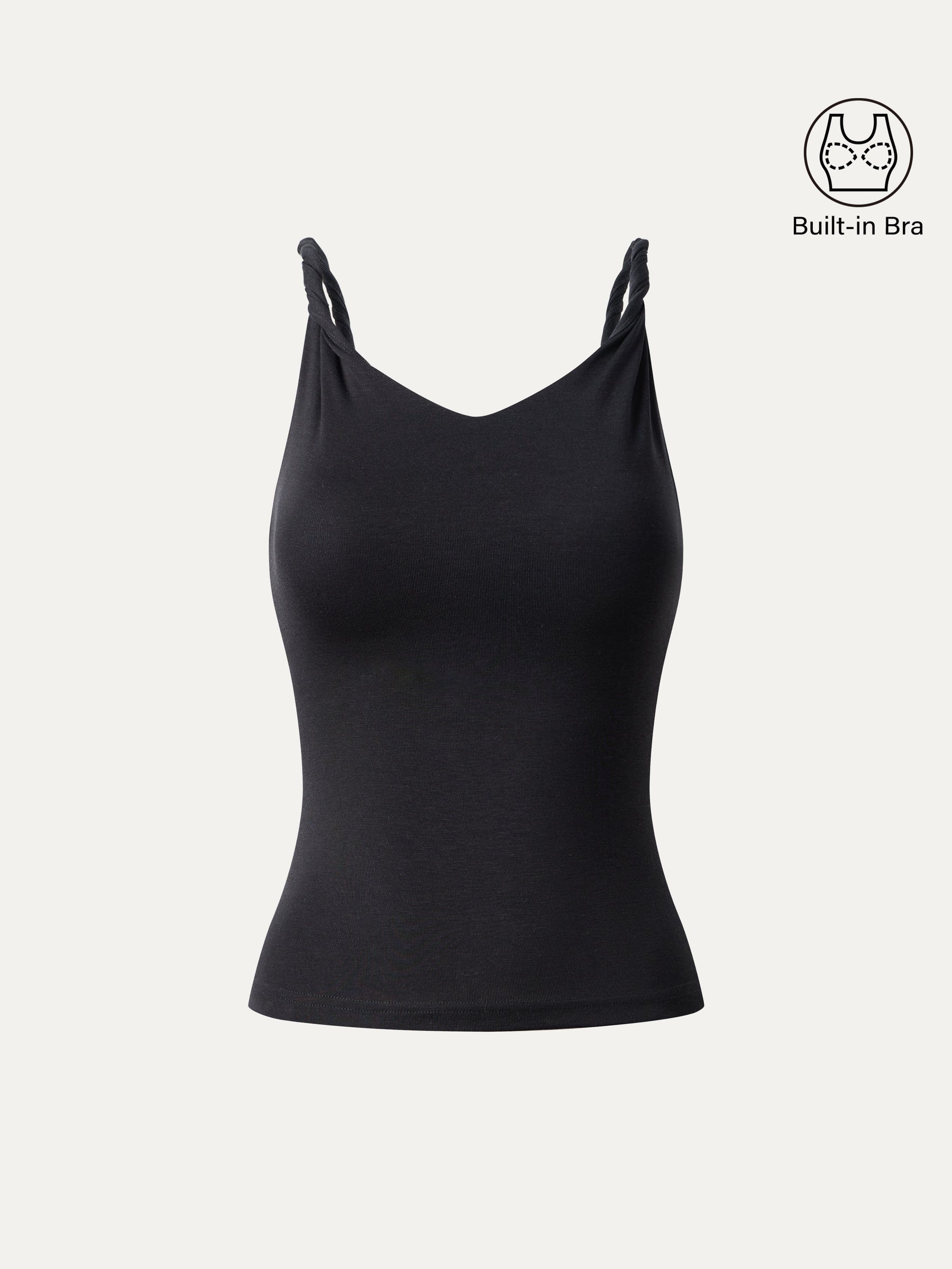 CoolTouch Twisted Strap V-Neck Bra Tank