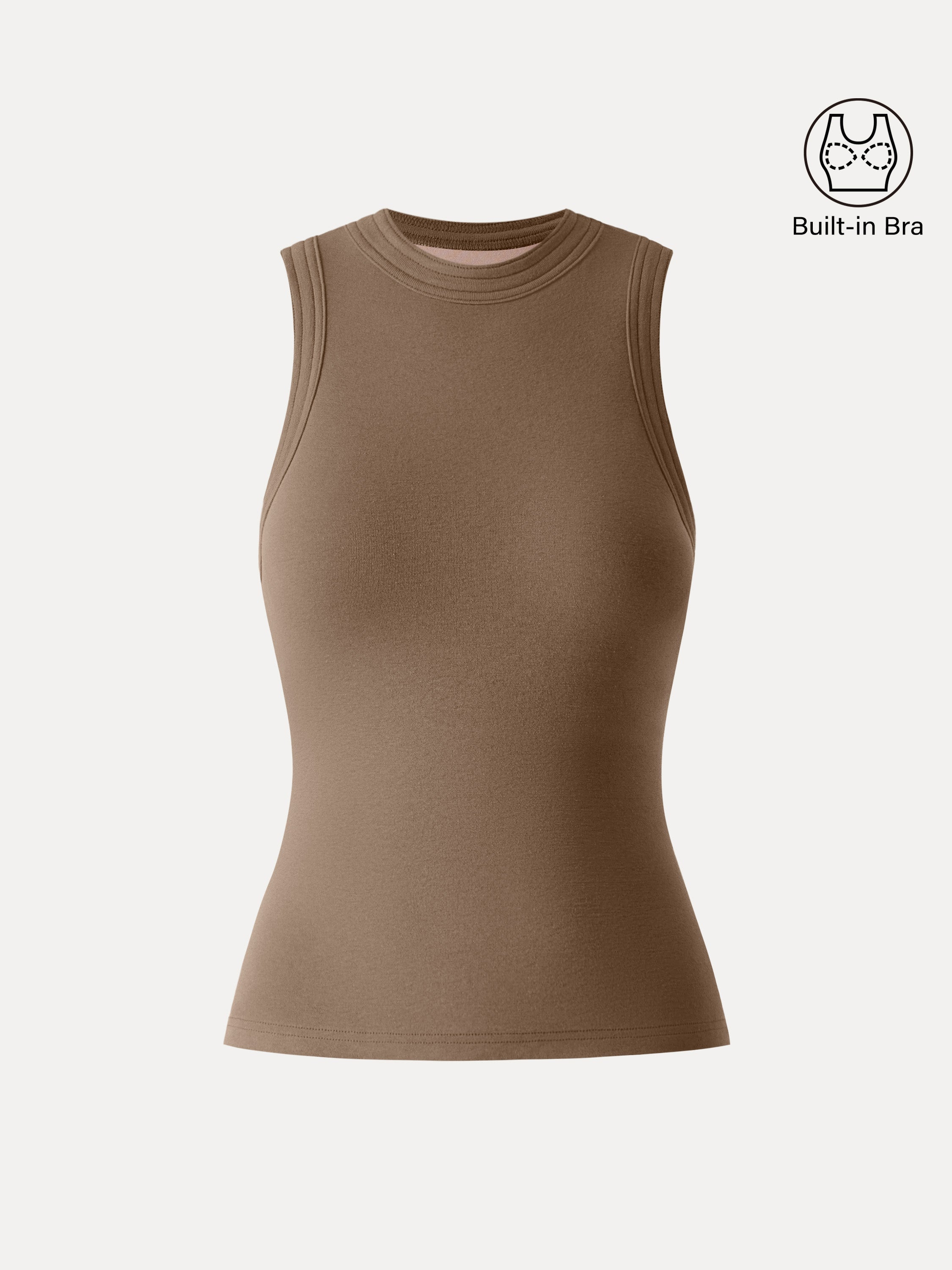 Lyocell Perkins Collar Bra Tank