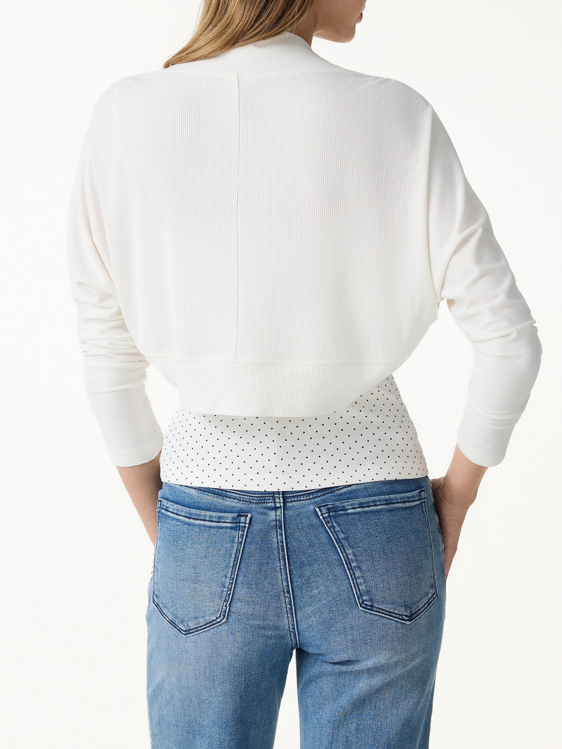 Bamboo Blend Breathable Summer Cropped Shrug Cardigan