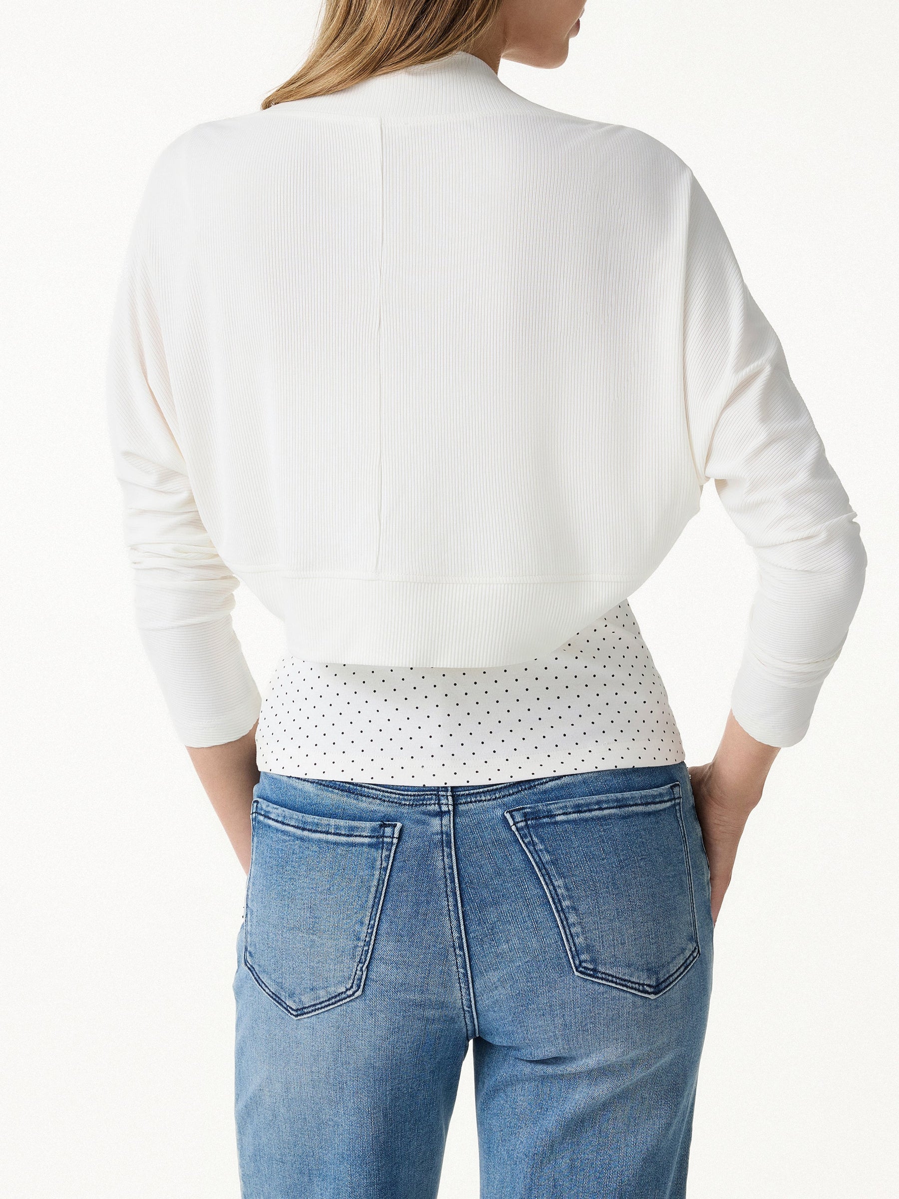 Bamboo Blend Breathable Summer Cropped Shrug Cardigan