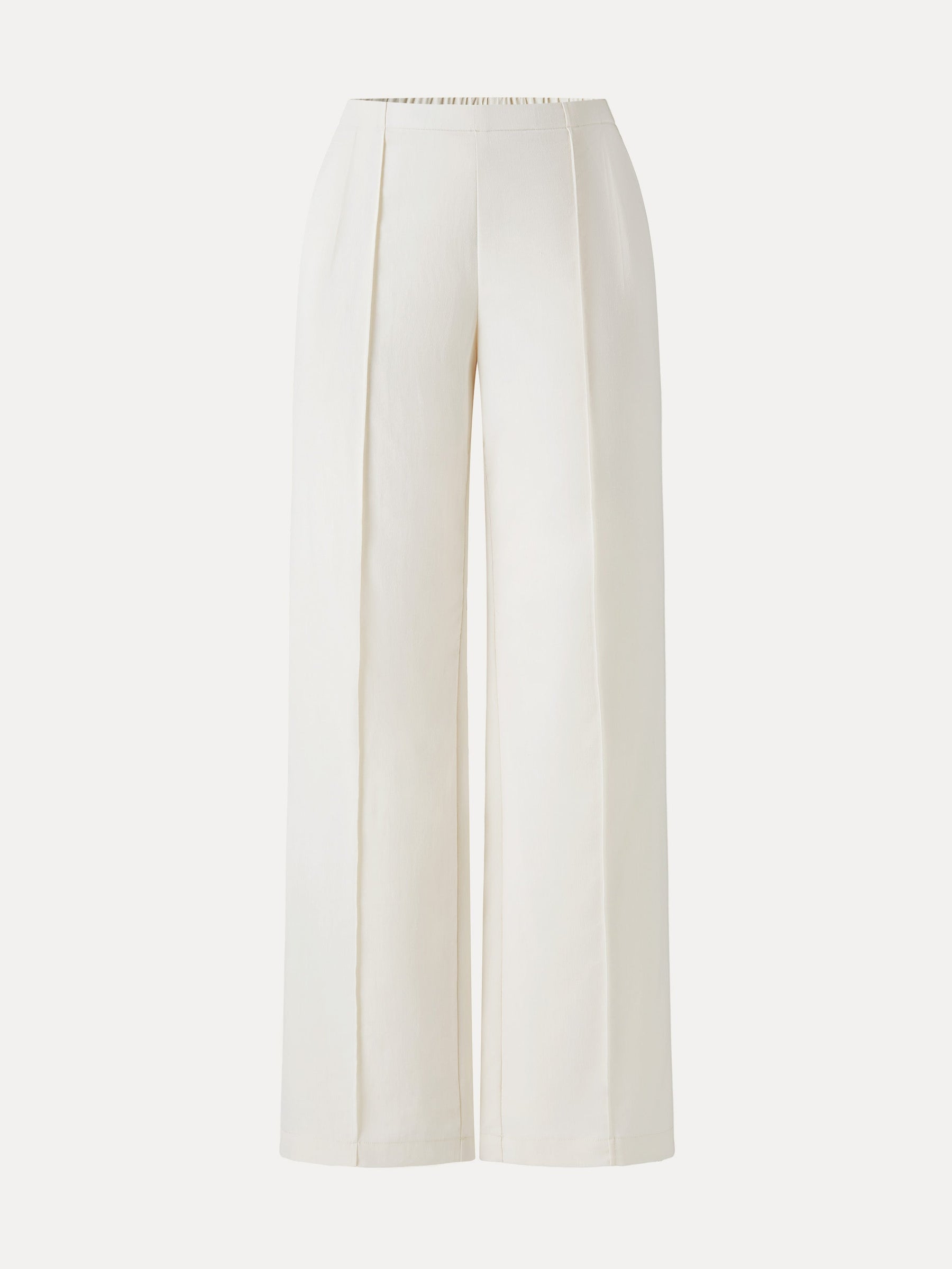 Lyocell-Linen Pintuck Wide Leg Vacay Pant