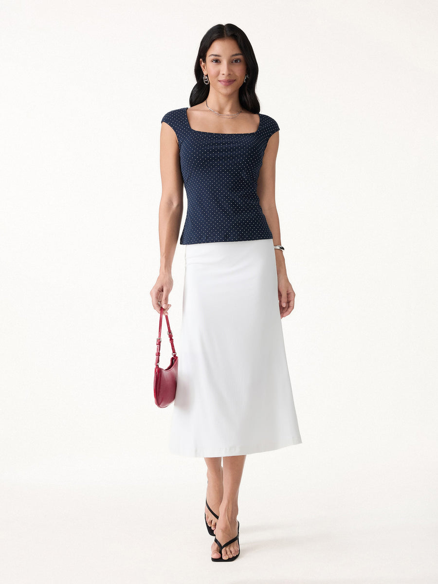 Polka Dots Square Neck Bra Top