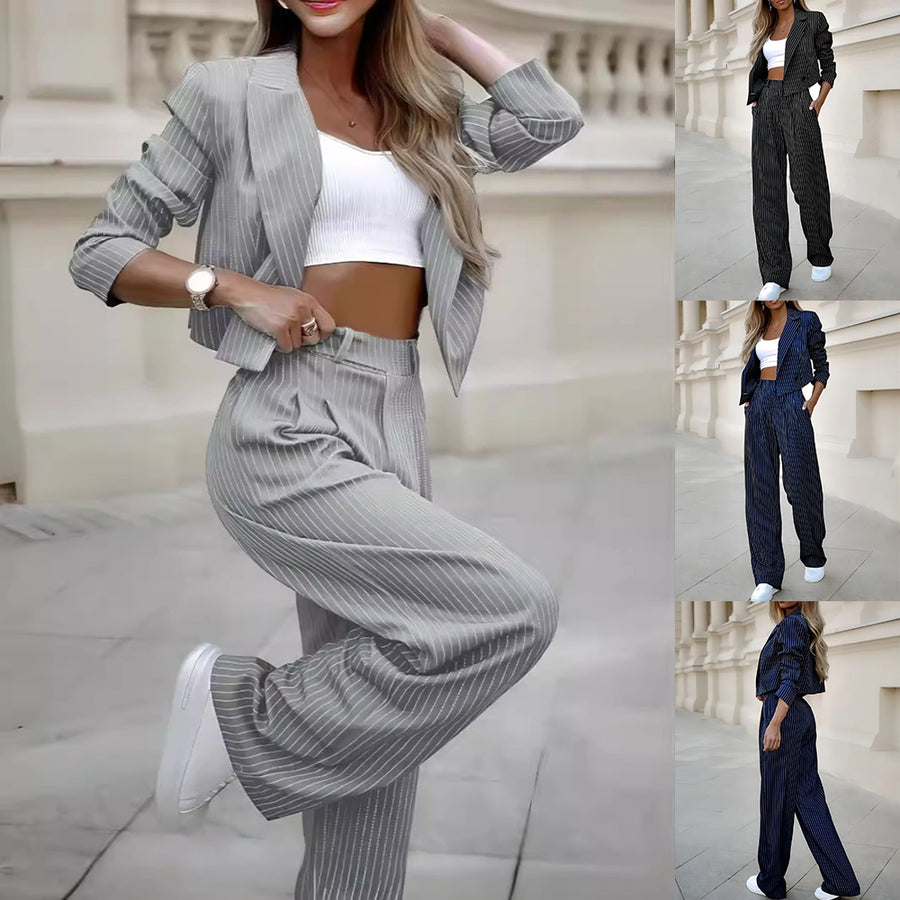 Harper Suit Striped