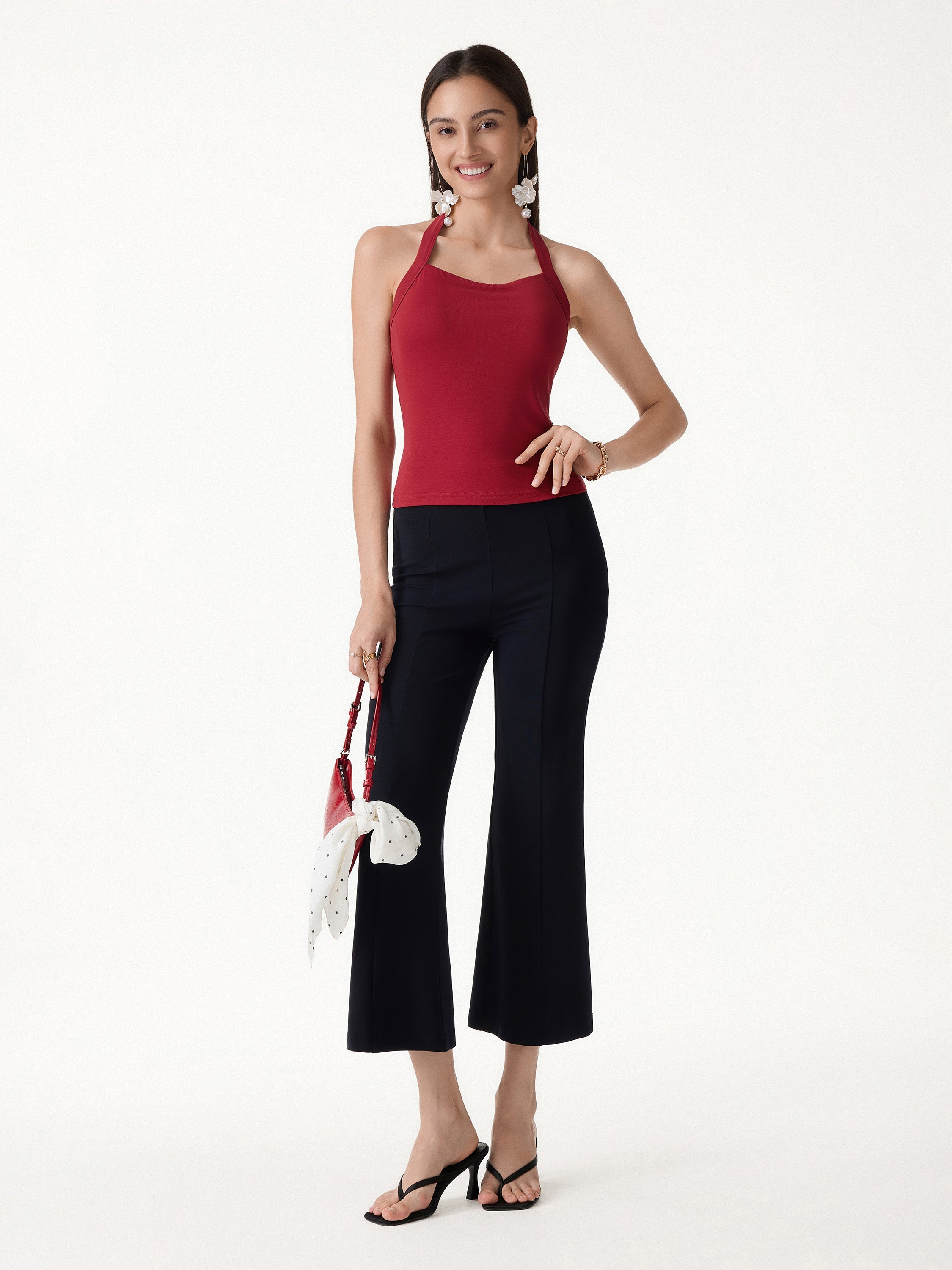 Sleek Halter Bra Top