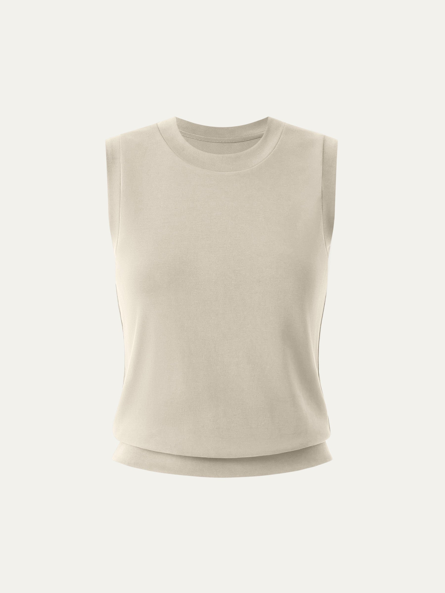 Sandwashed Crew Neck Top