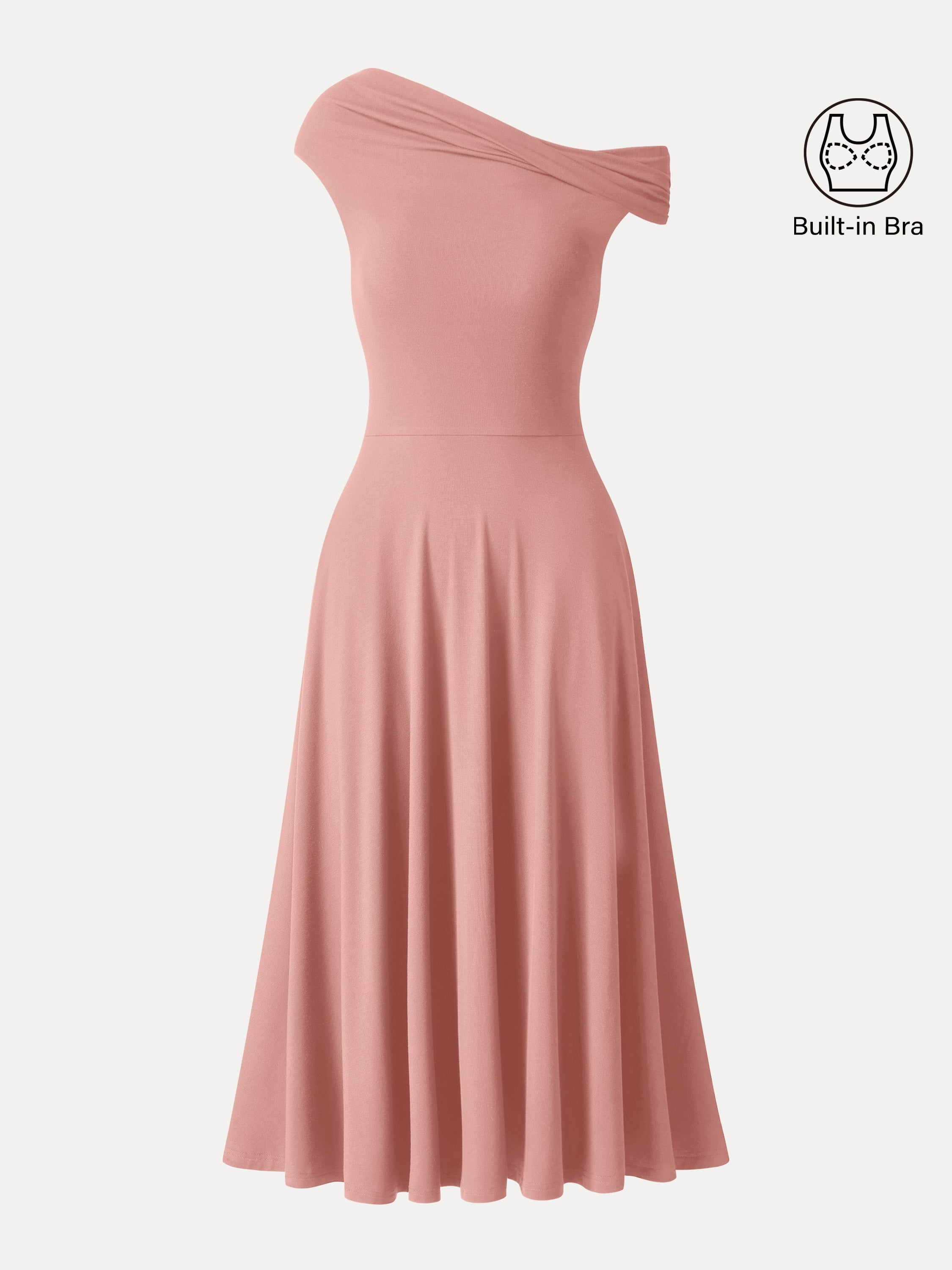 SkinKiss Multi-Wear Midi Bra Dress with Pockets