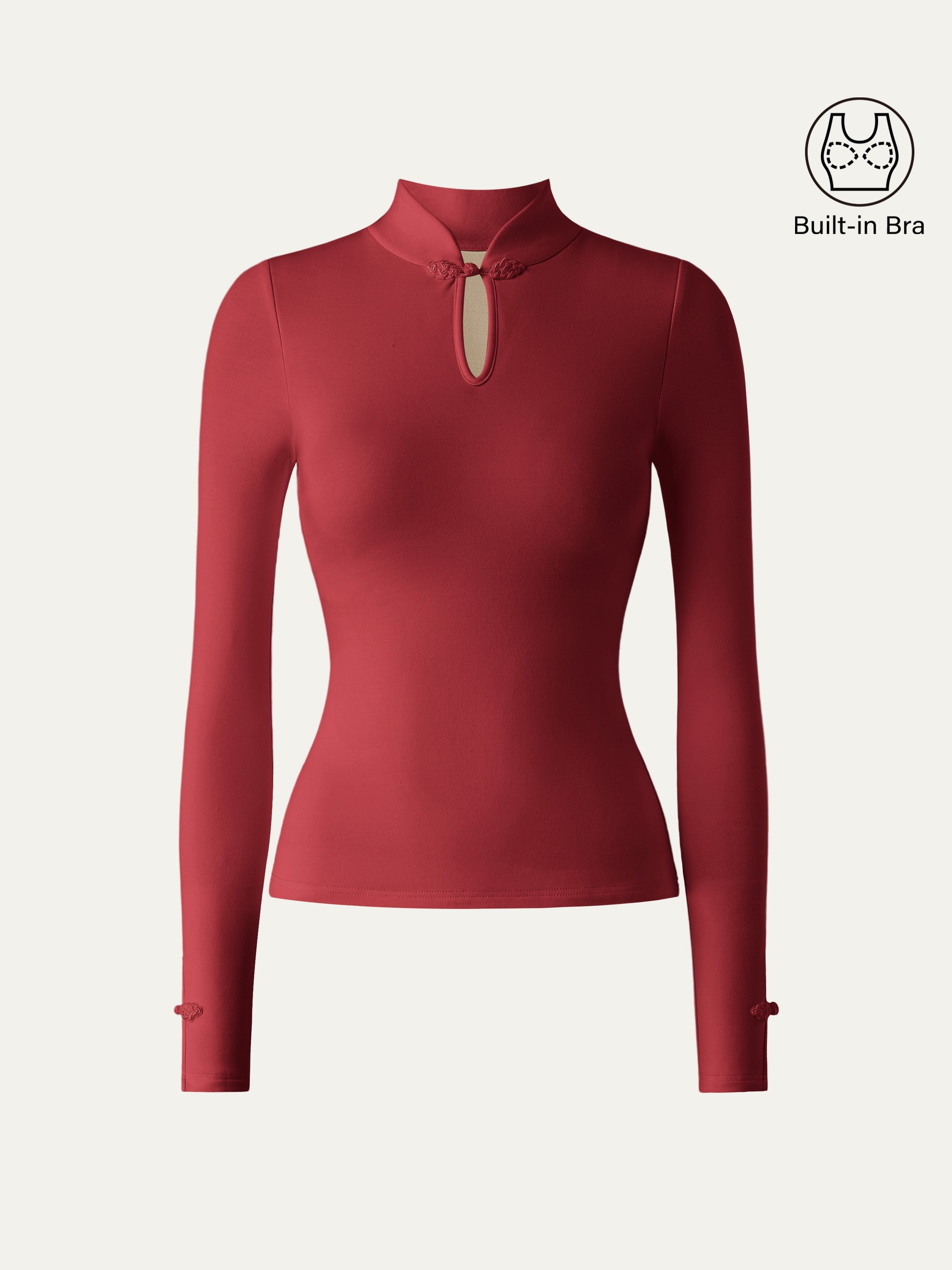 Mandarin Collar Frog Button Bra Top Limited Edition