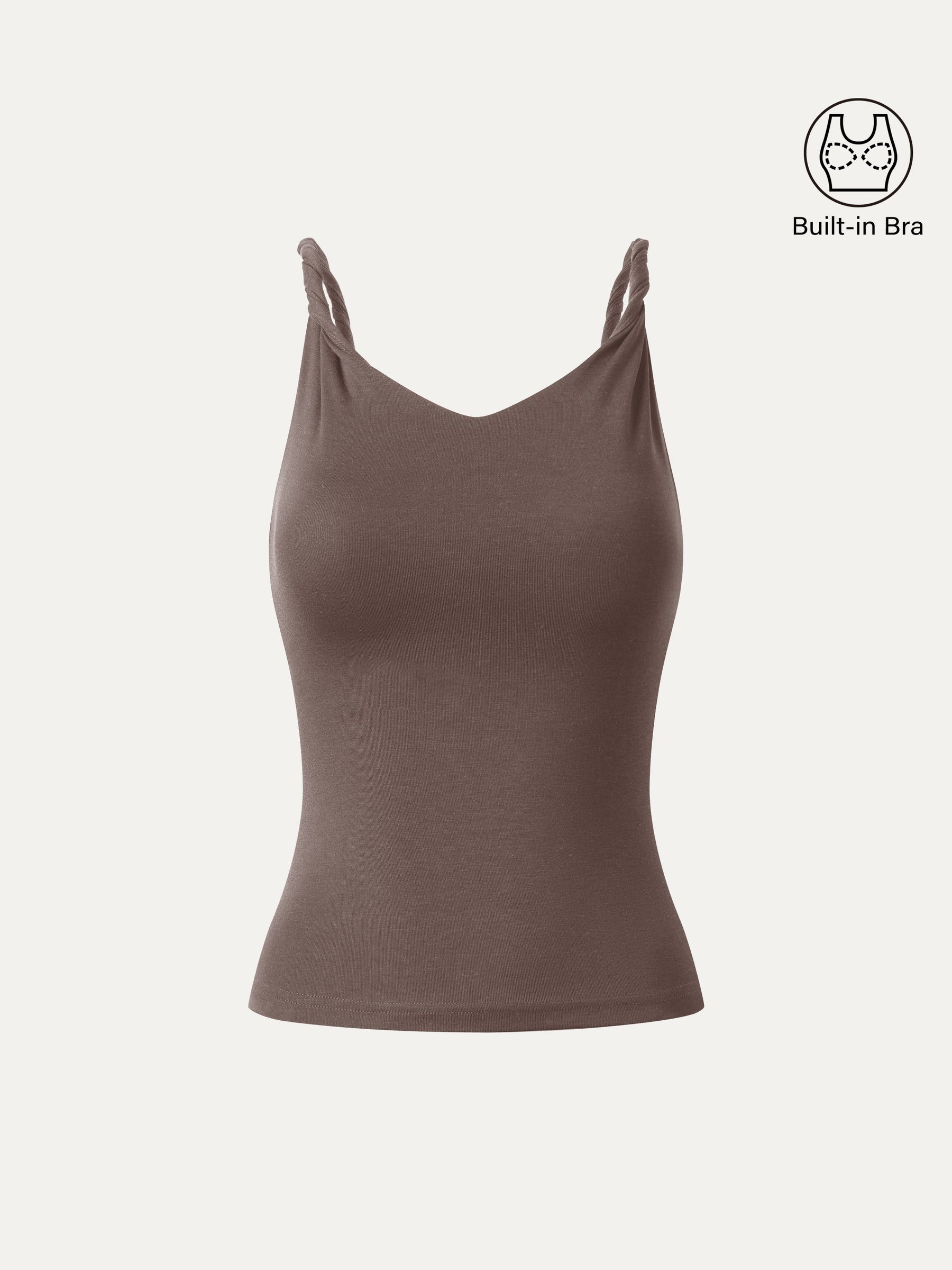 CoolTouch Twisted Strap V-Neck Bra Tank
