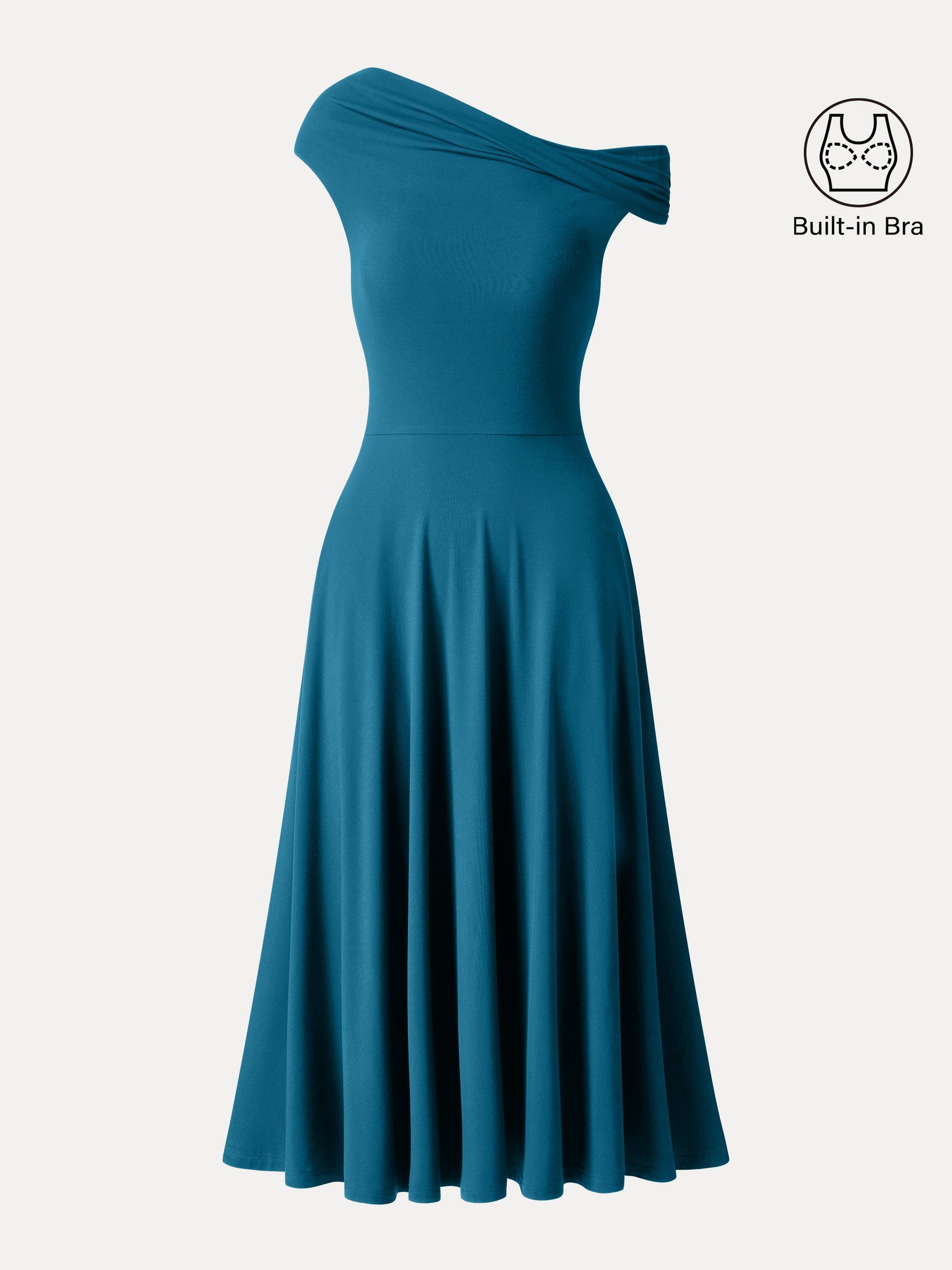 SkinKiss Multi-Wear Midi Bra Dress with Pockets