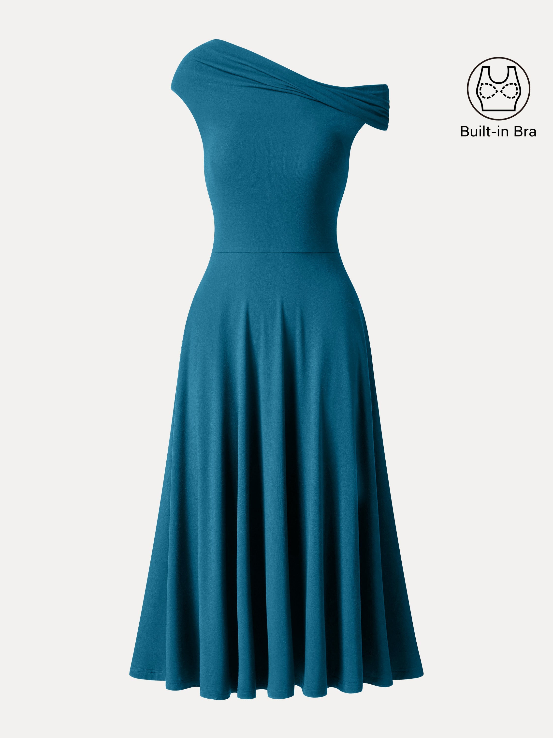 SkinKiss Multi-Wear Midi Bra Dress with Pockets