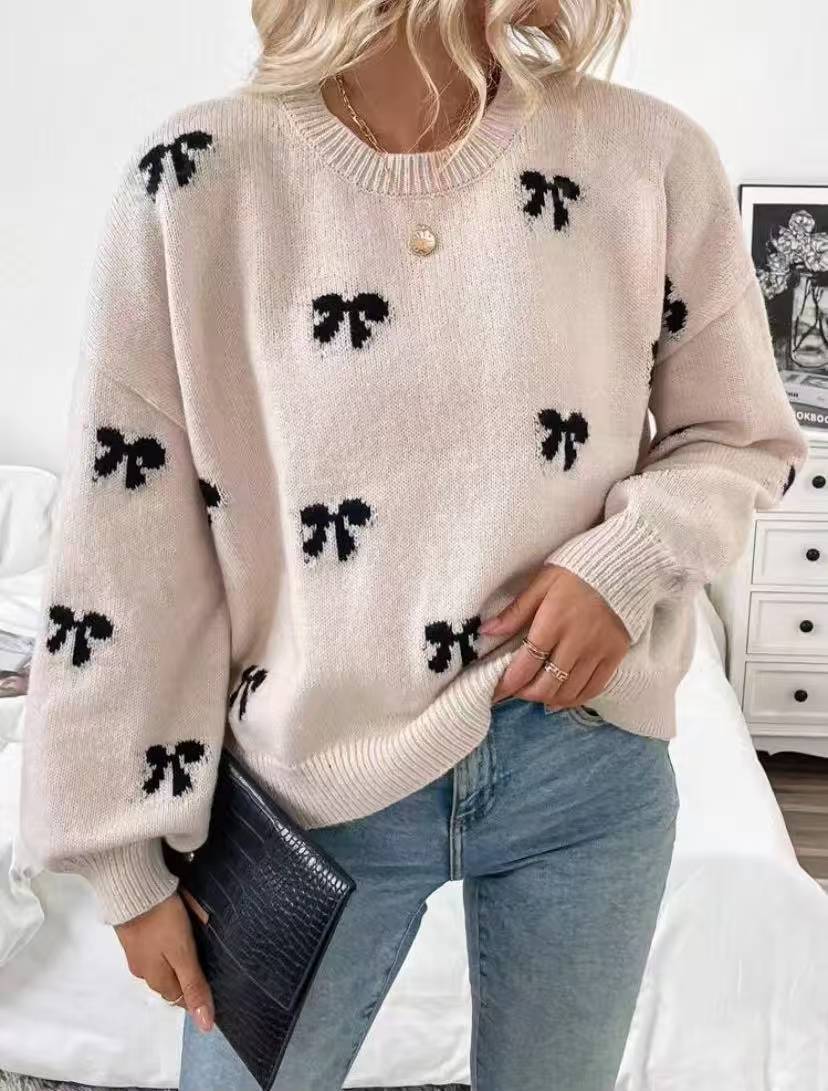The Colette™ | Bow Knit Sweater