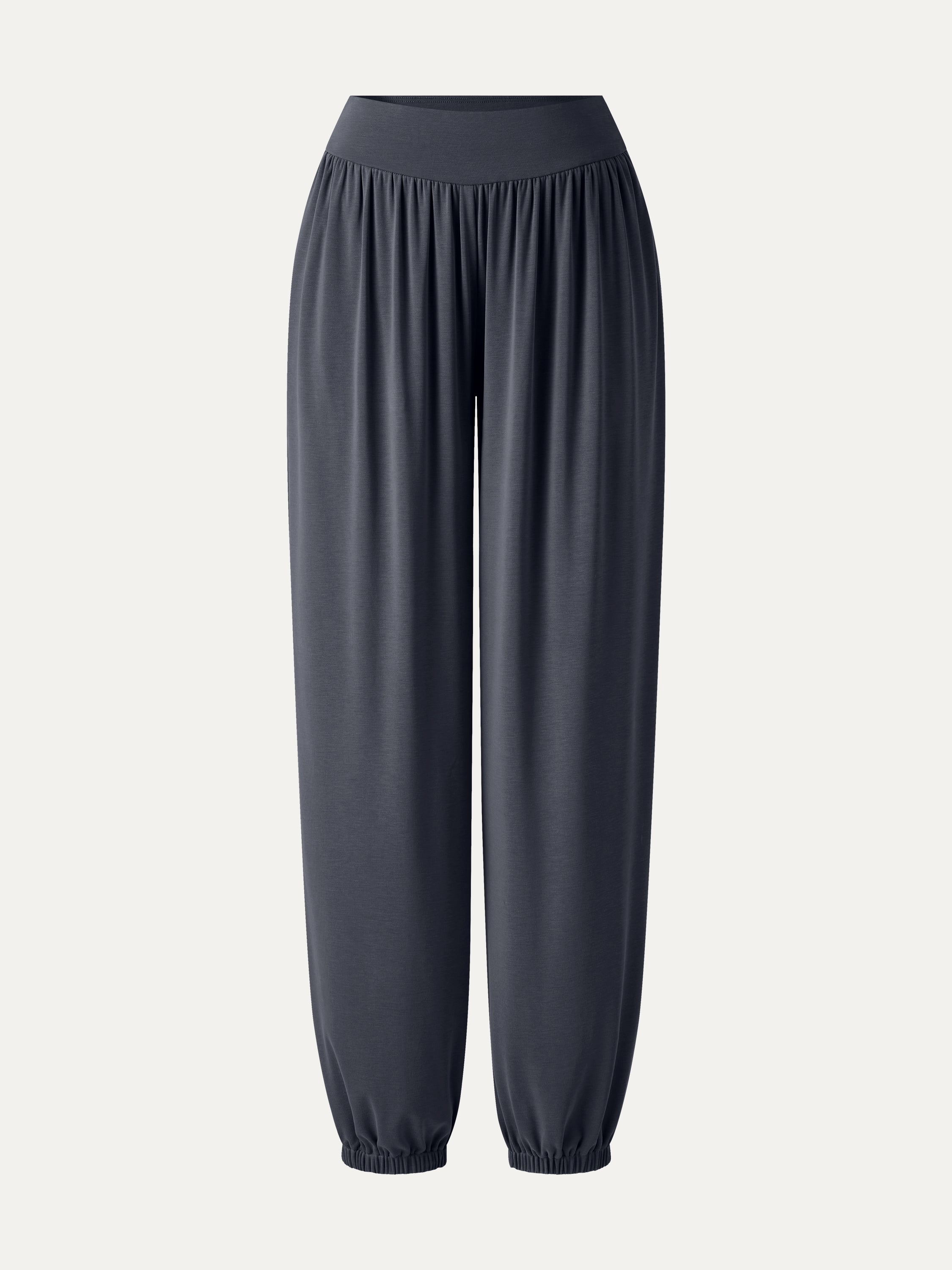 Sandwashed Modal Ultra-Soft High Rise Balloon Pants with Pockets