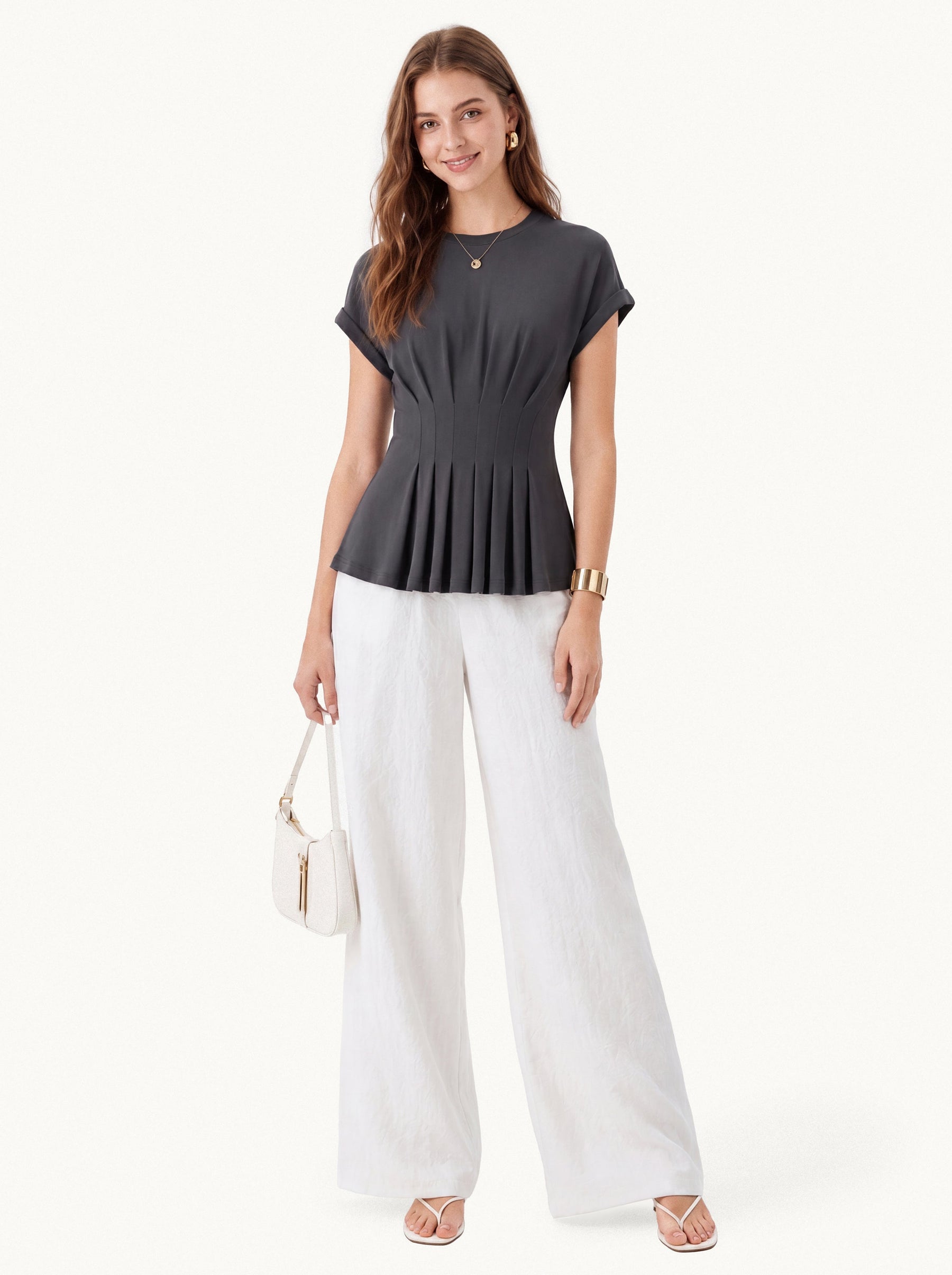 Tucked Short Sleeve Tee