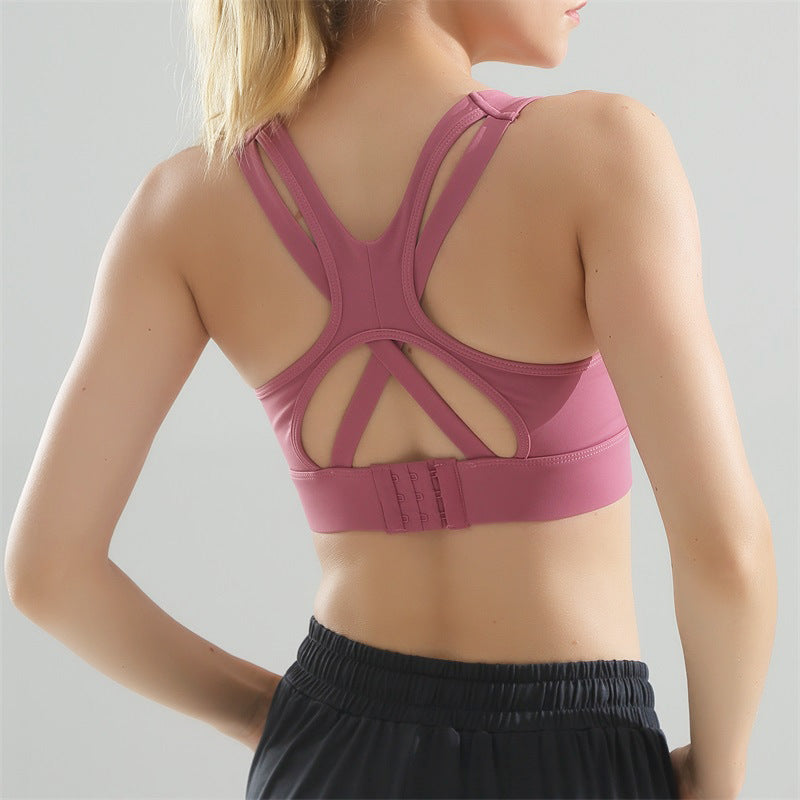 Women's Backless Yoga Vest - Strappy Sports Tank Top
