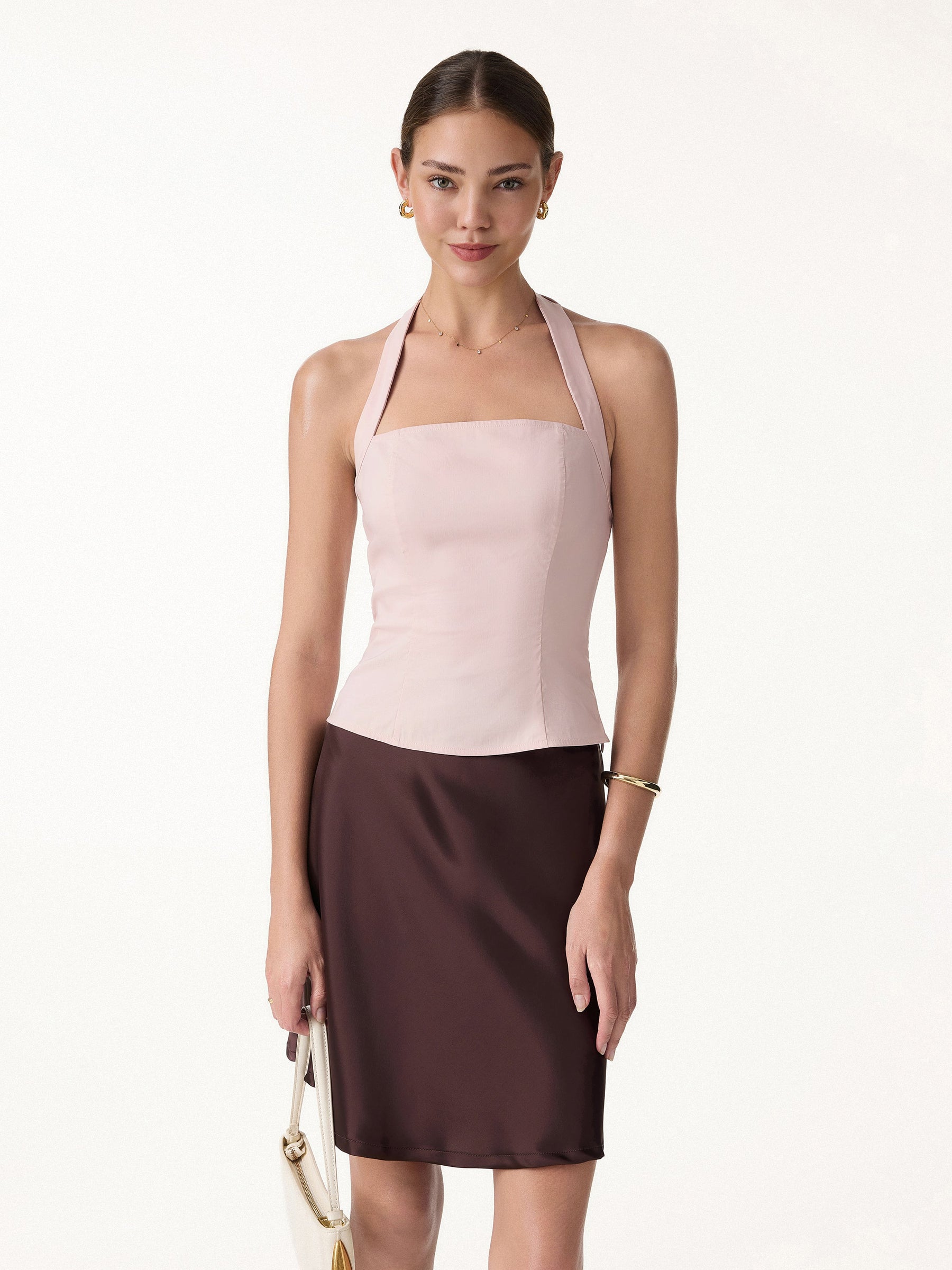 Halter Neck Smocked Top