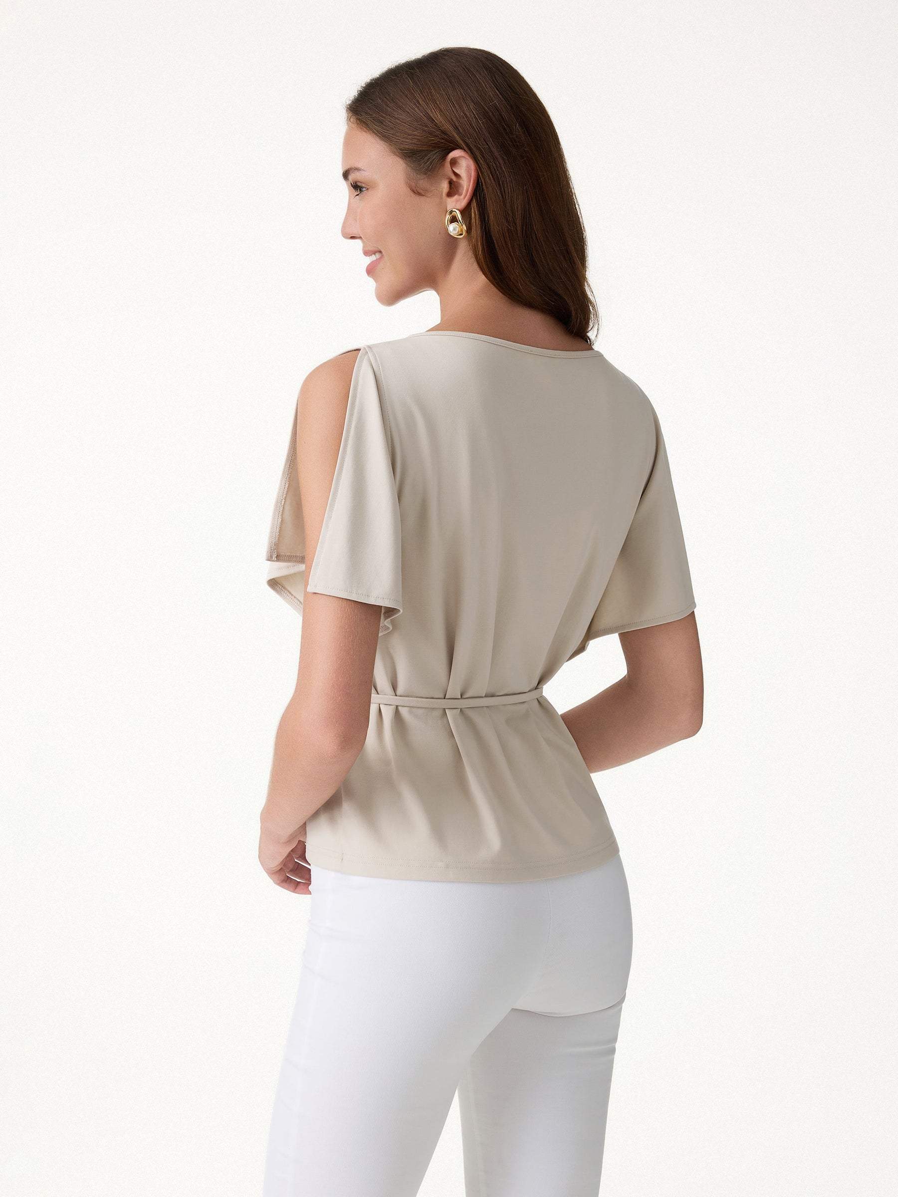 CoolTouch Relaxed Boatneck Self-Tie Top