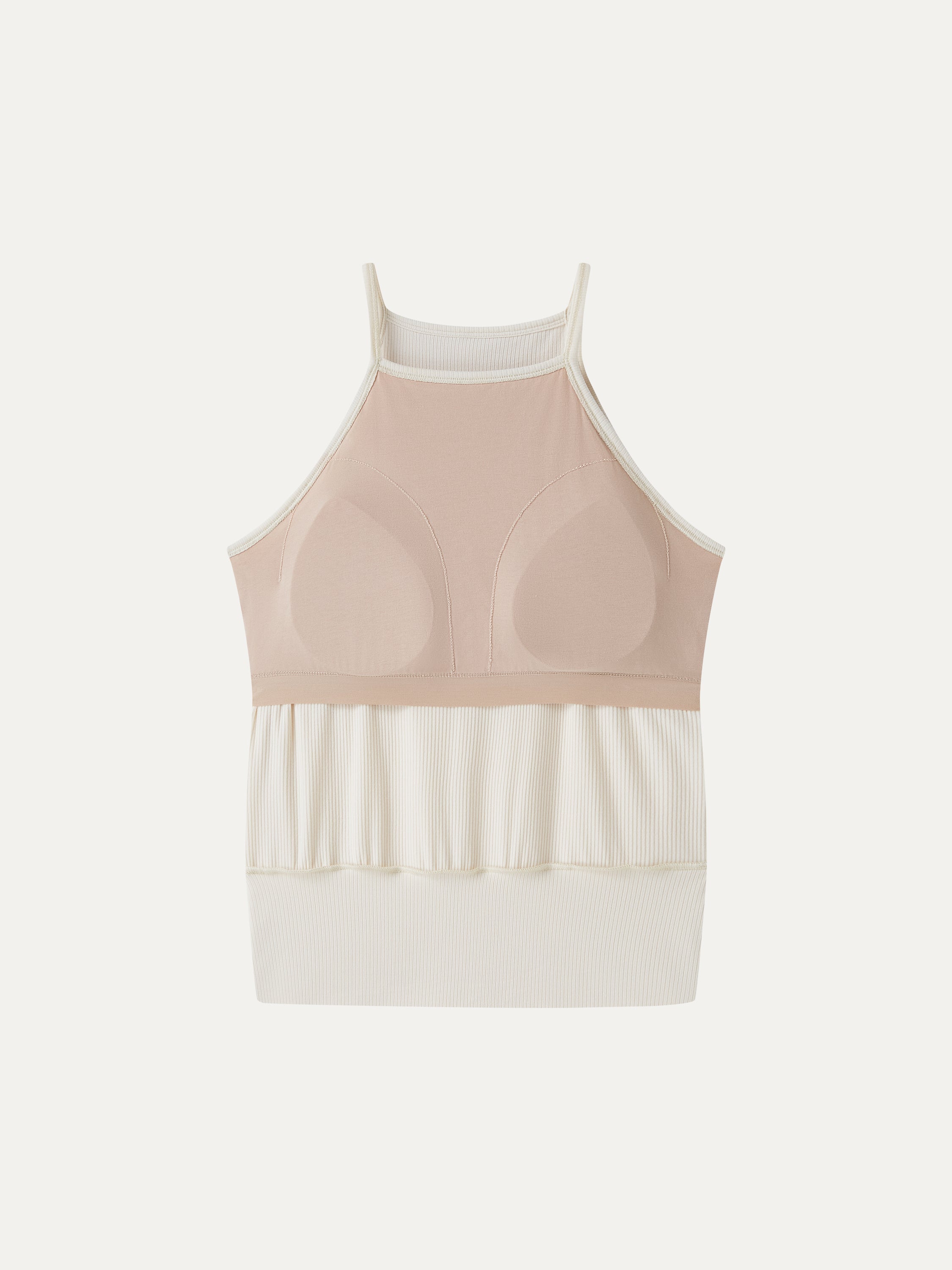 CoolTouch High Square Neck Banded Hem Bra Top