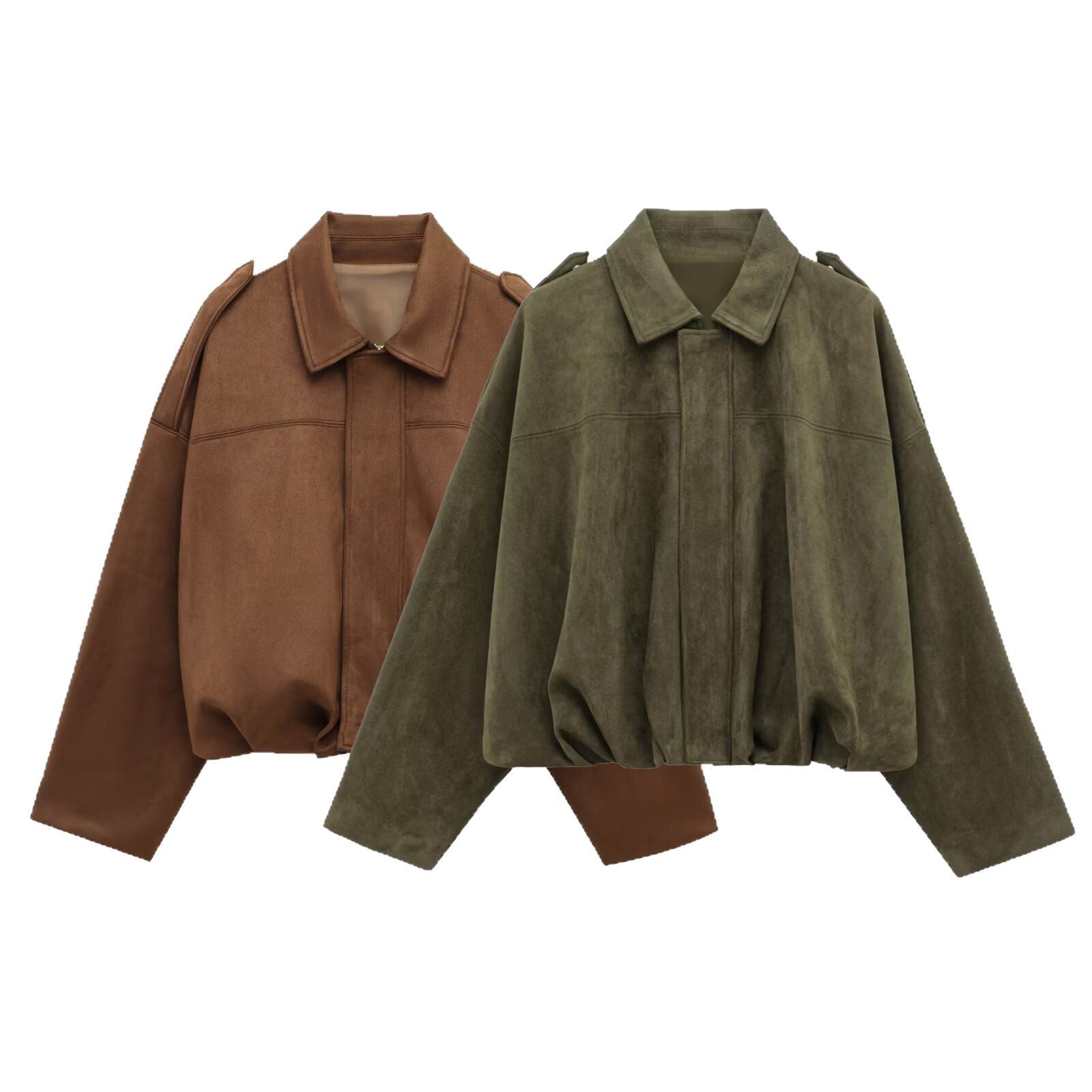 The Hudson™ | Faux Suede Pilot Jacket