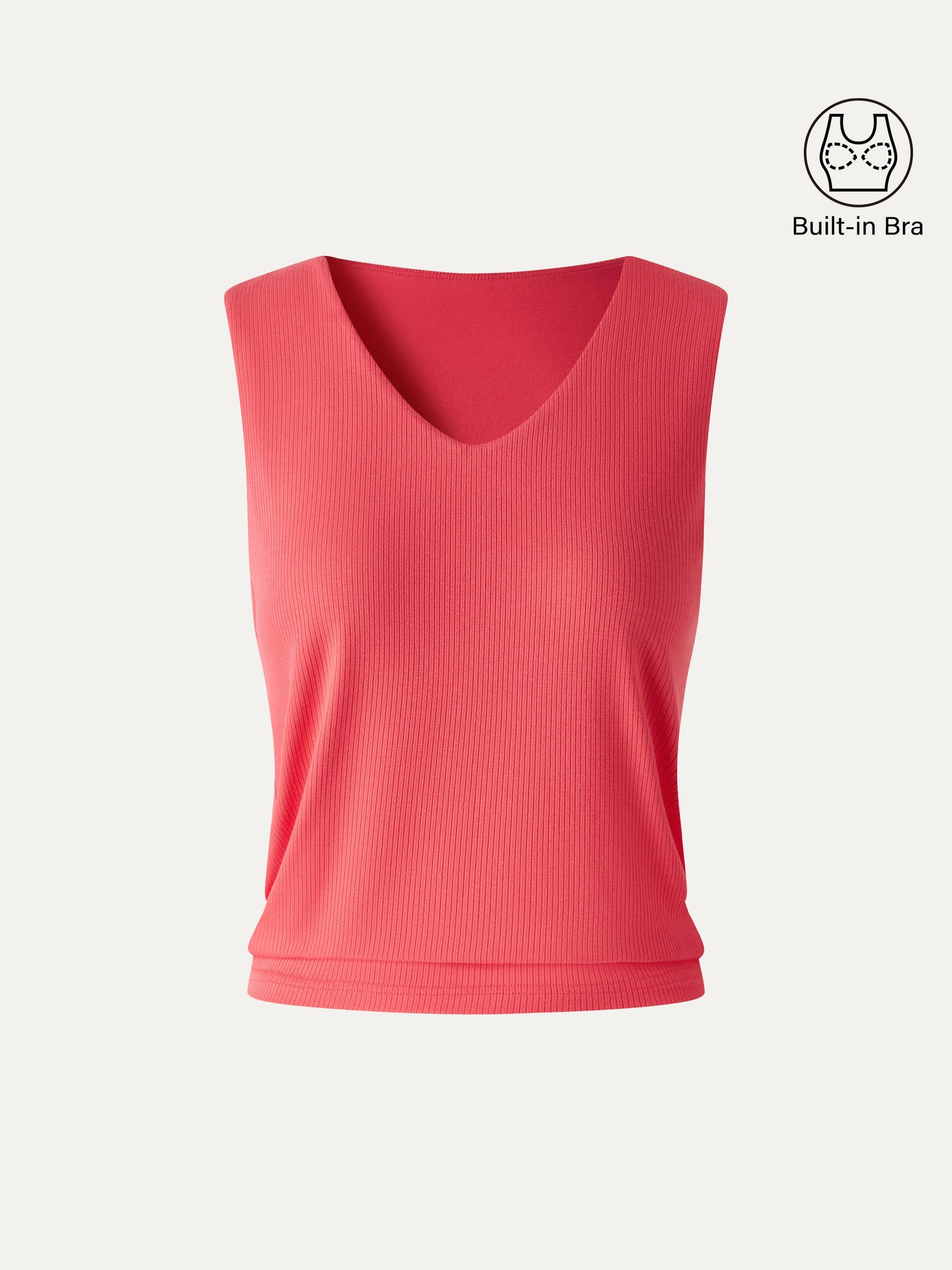 CoolTouch Ease V-Neck Wide Shoulder Bra Tank