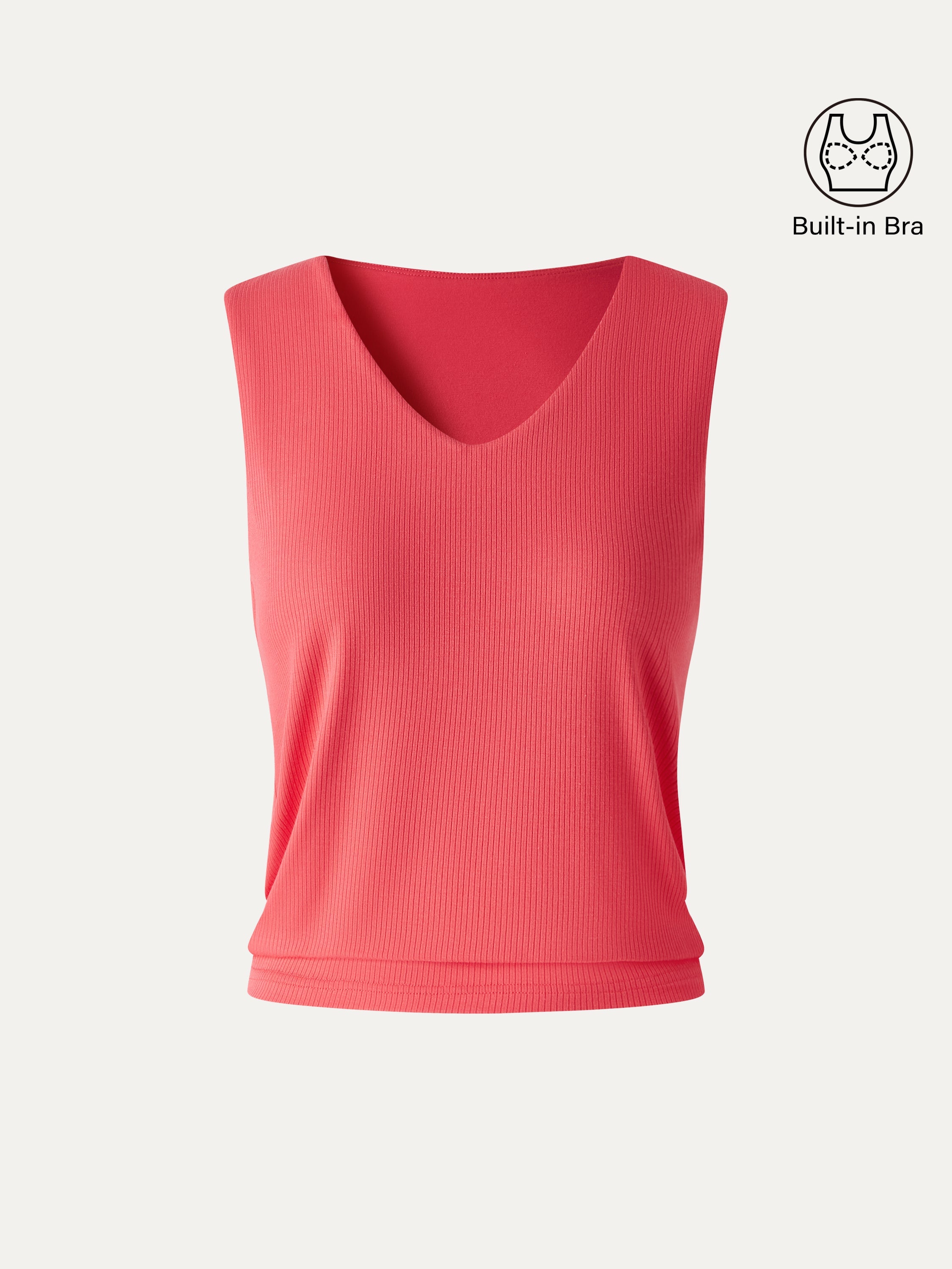 CoolTouch Ease V-Neck Wide Shoulder Bra Tank