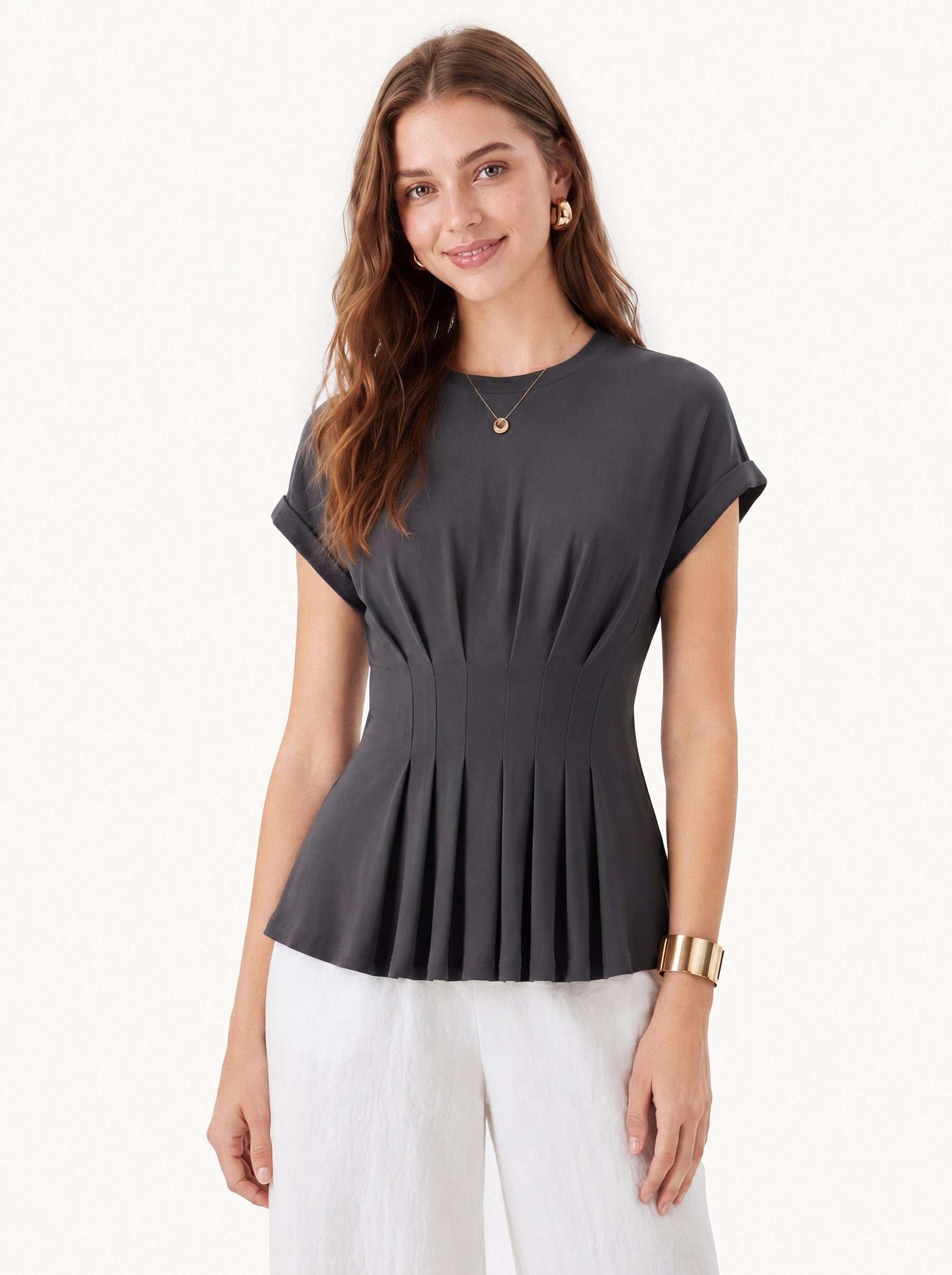 Tucked Short Sleeve Tee