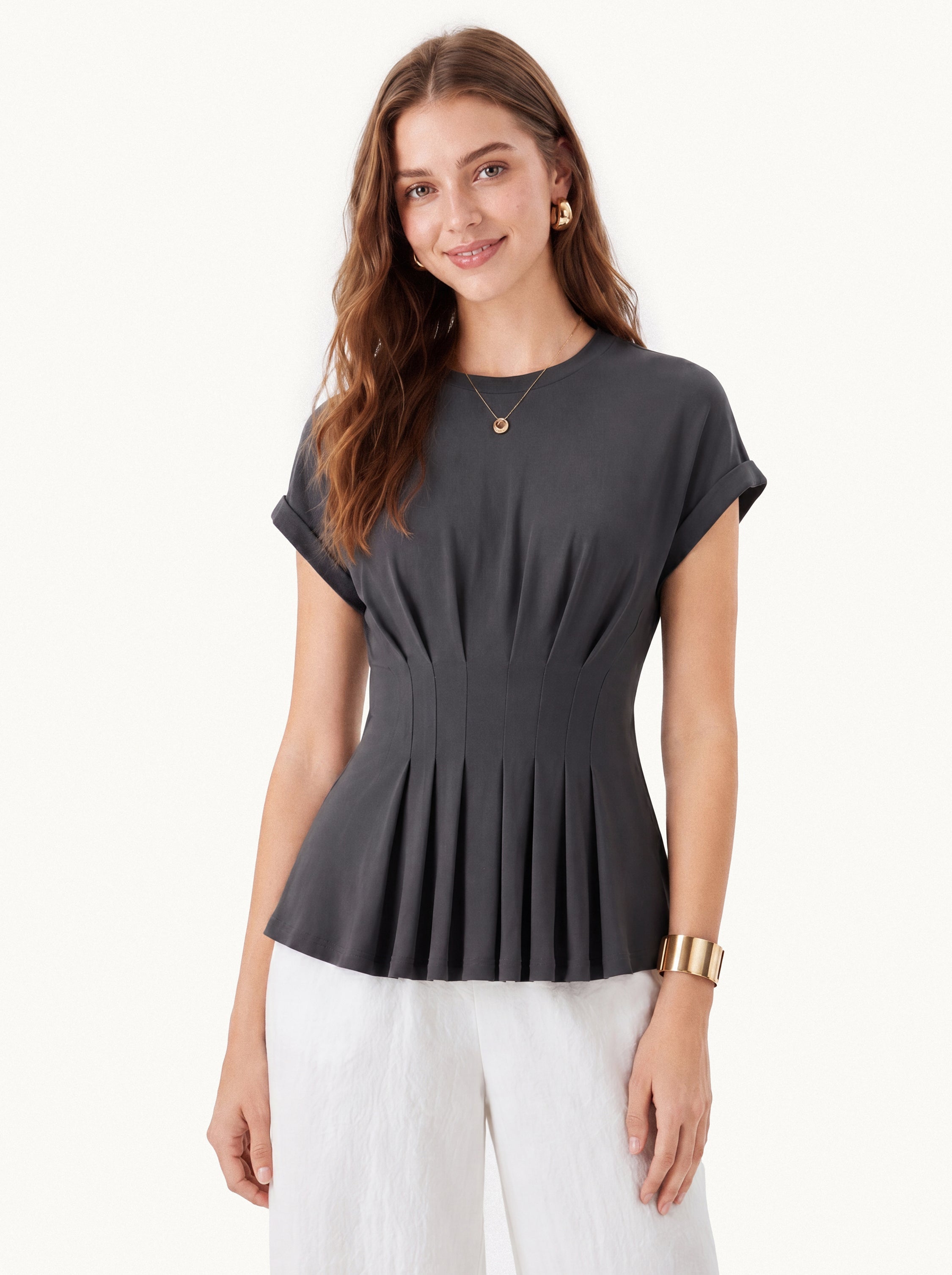 Tucked Short Sleeve Tee
