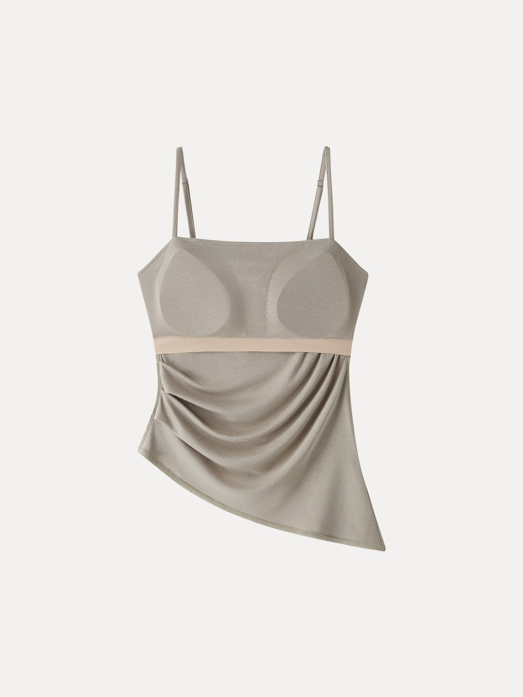 Spaghetti Bra Top with Side Slit