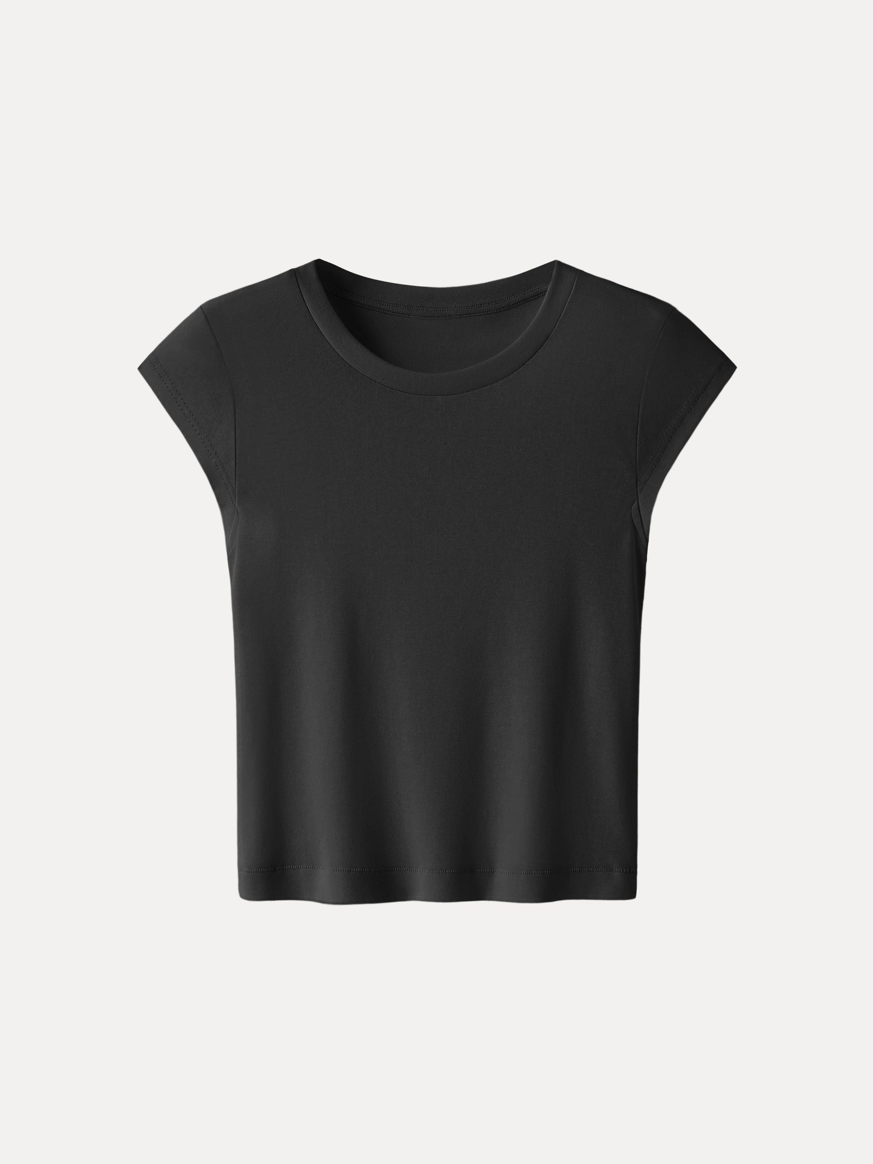 Cotton-Linen Blend Cooling Essential Summer Tee