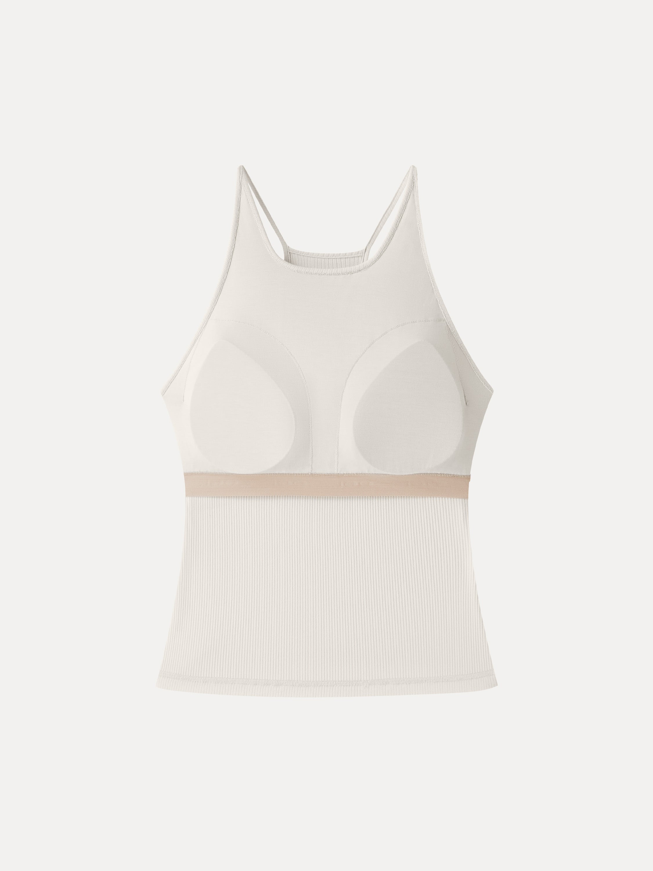 CoolTouch Ribbed Racer Back Bra Tank