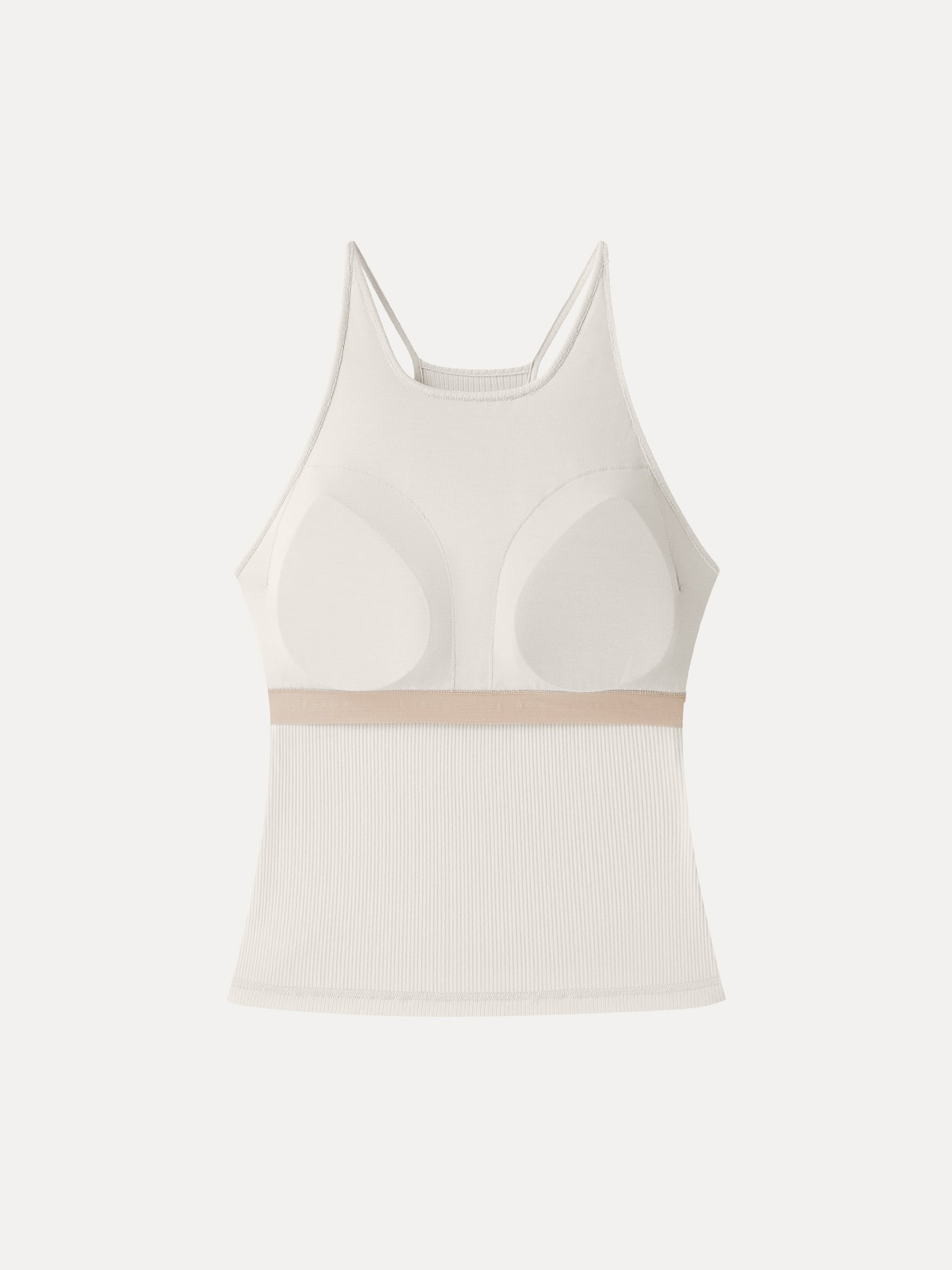 CoolTouch Ribbed Racer Back Bra Tank