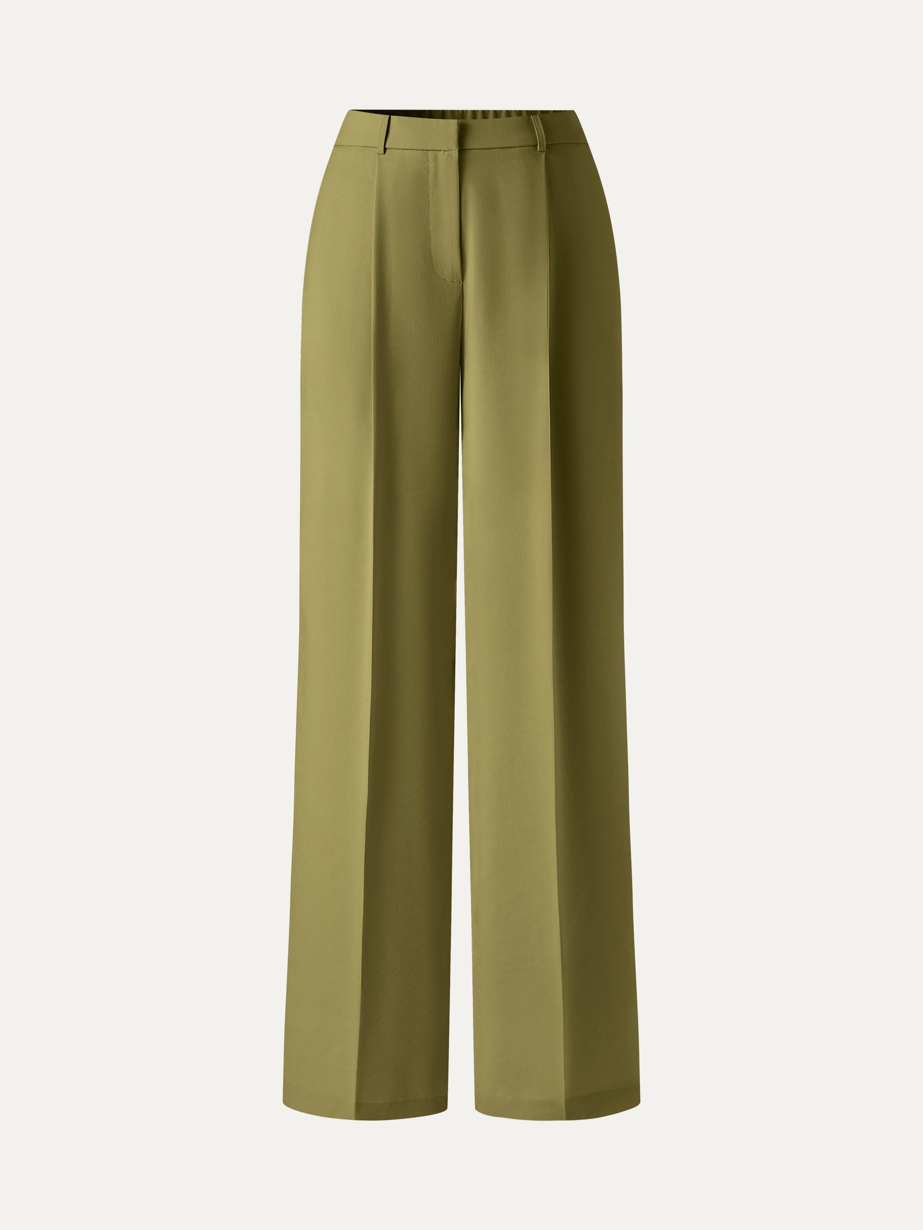 Linen Blend Wide Leg Pants