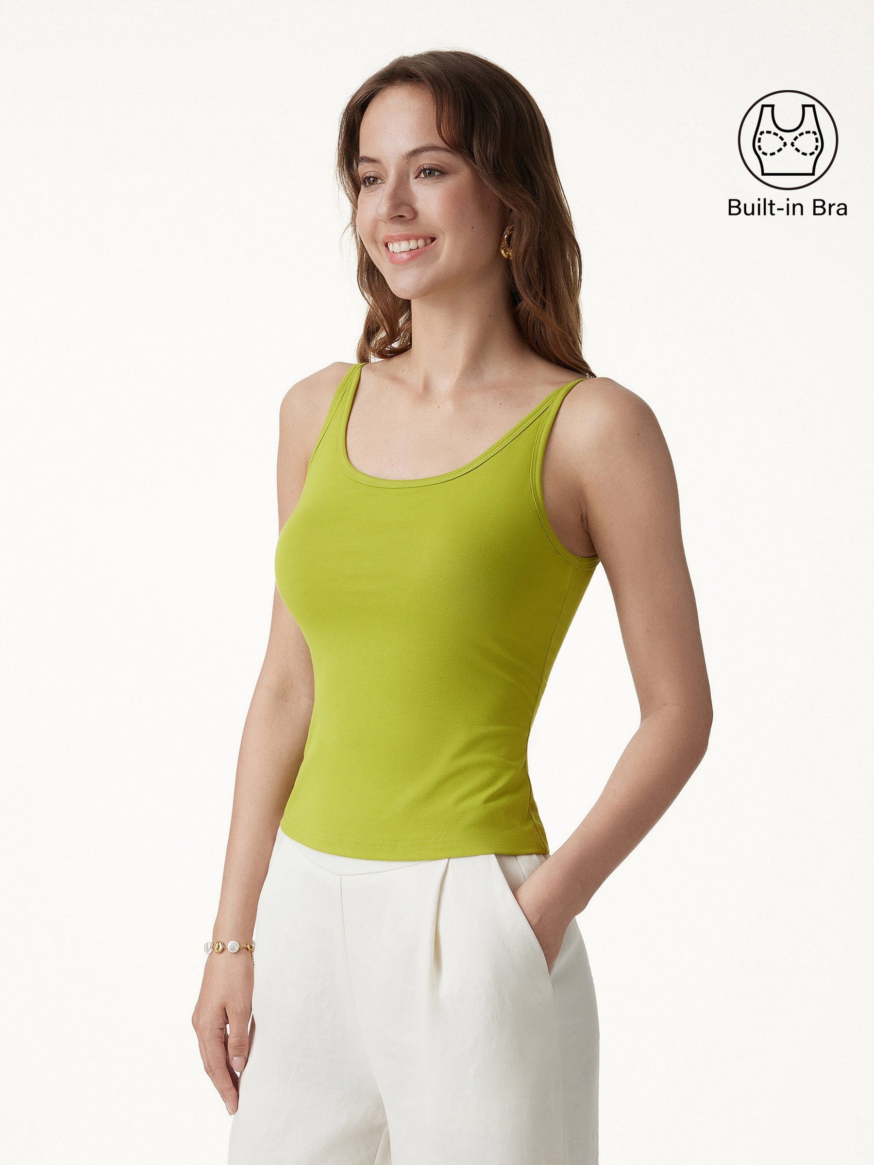 SkinKiss Scoop Neck Bra Top