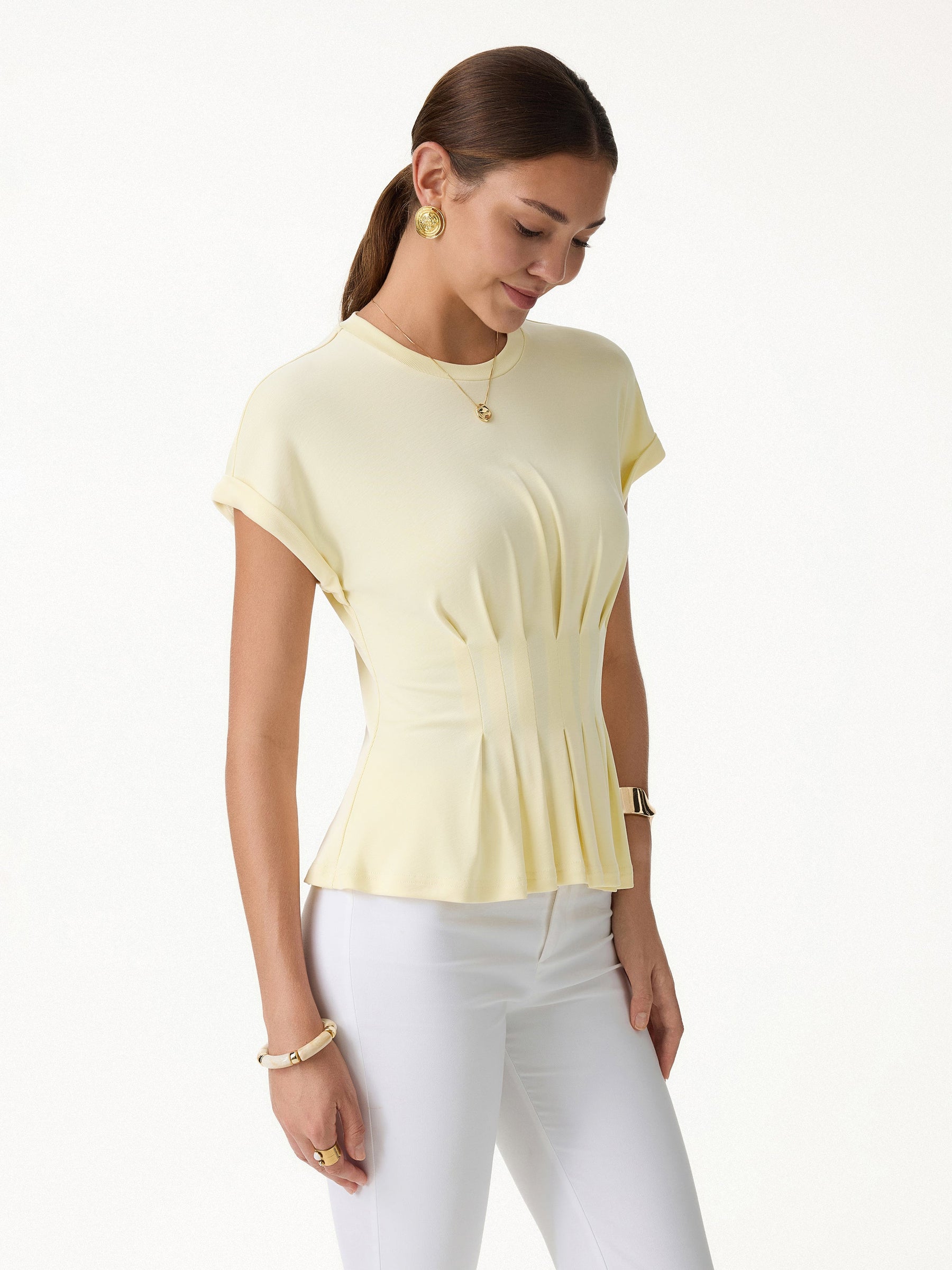 Tucked Short Sleeve Tee