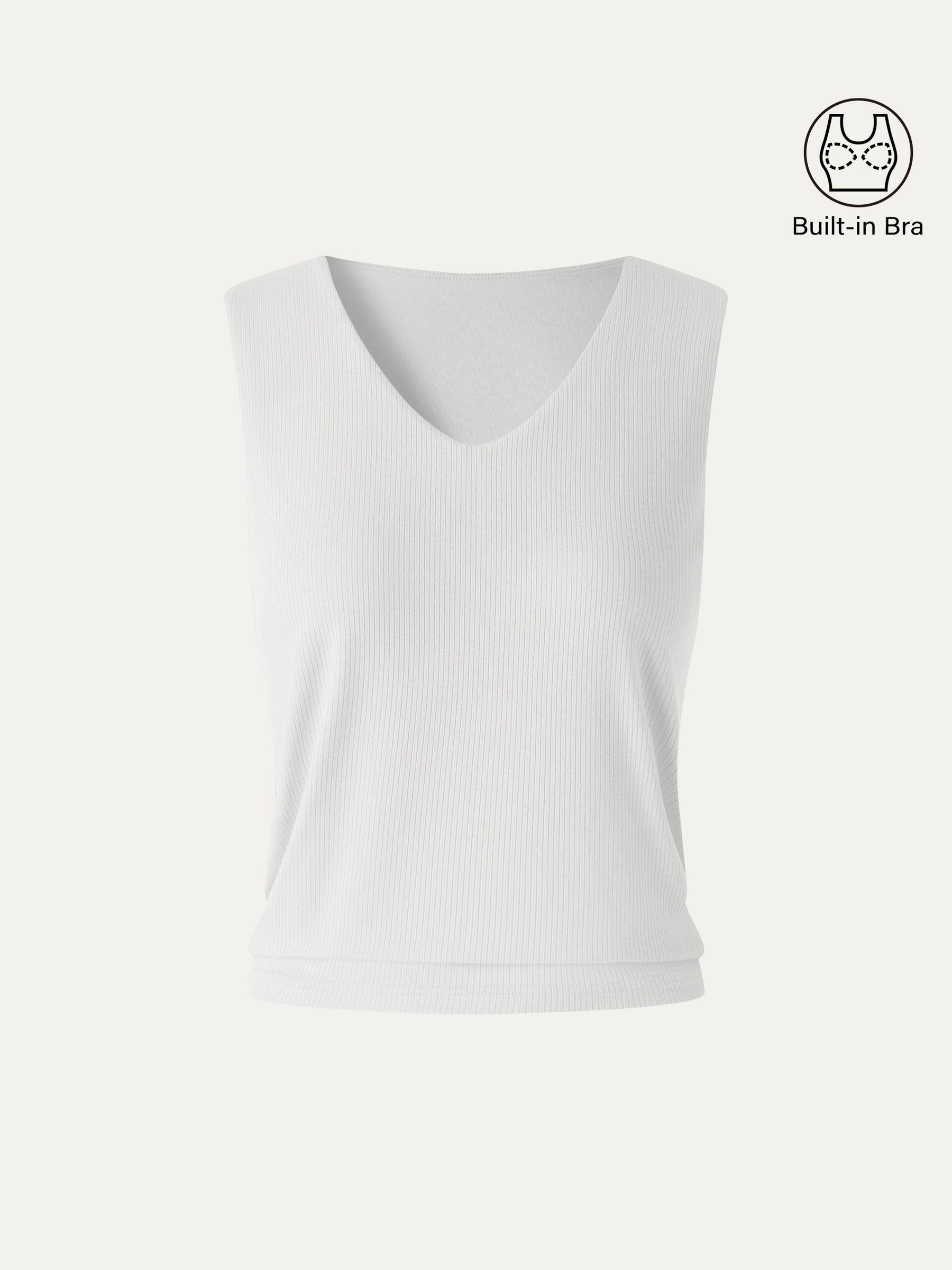 CoolTouch Ease V-Neck Wide Shoulder Bra Tank