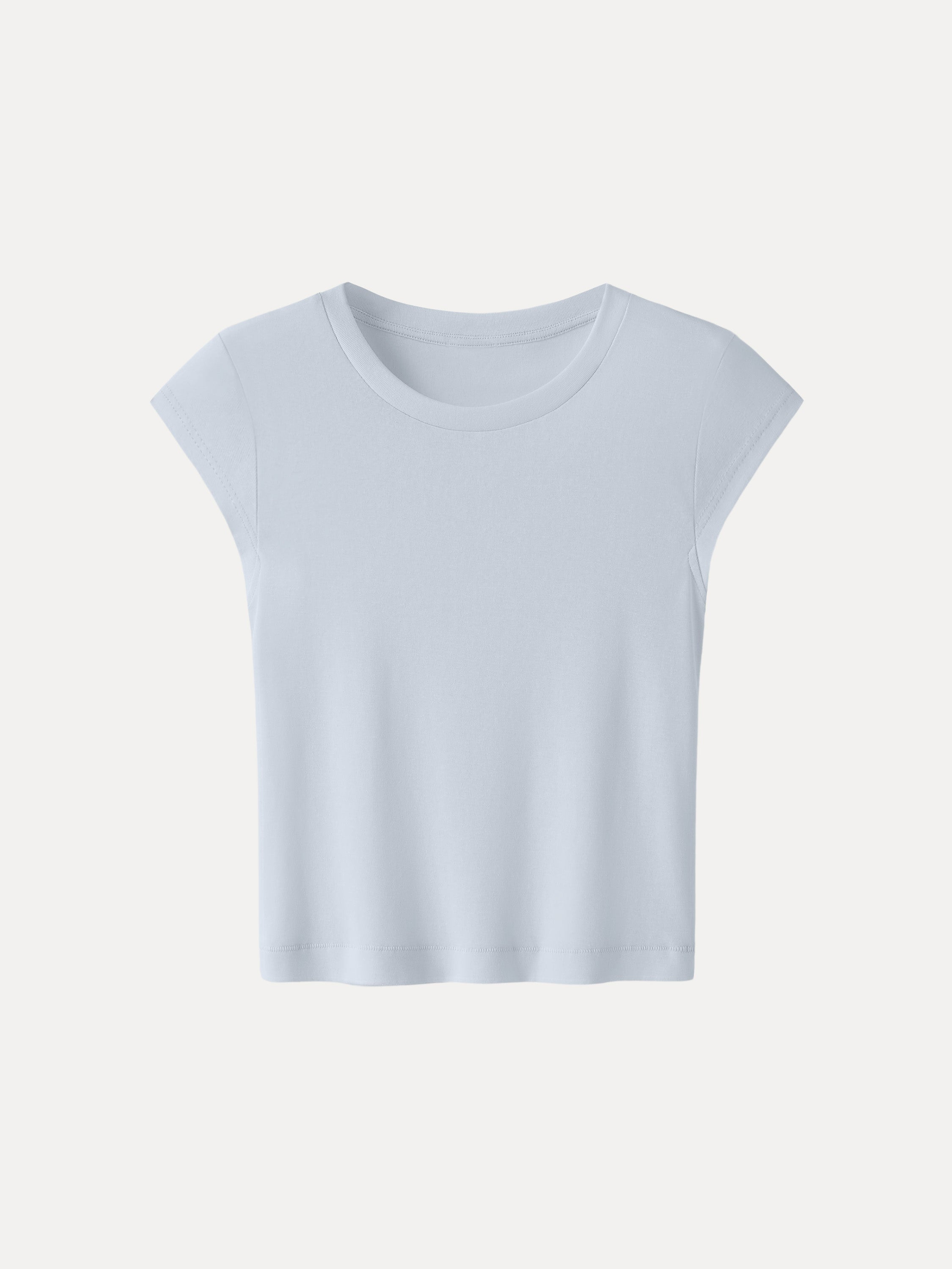 Cotton-Linen Blend Cooling Essential Summer Tee