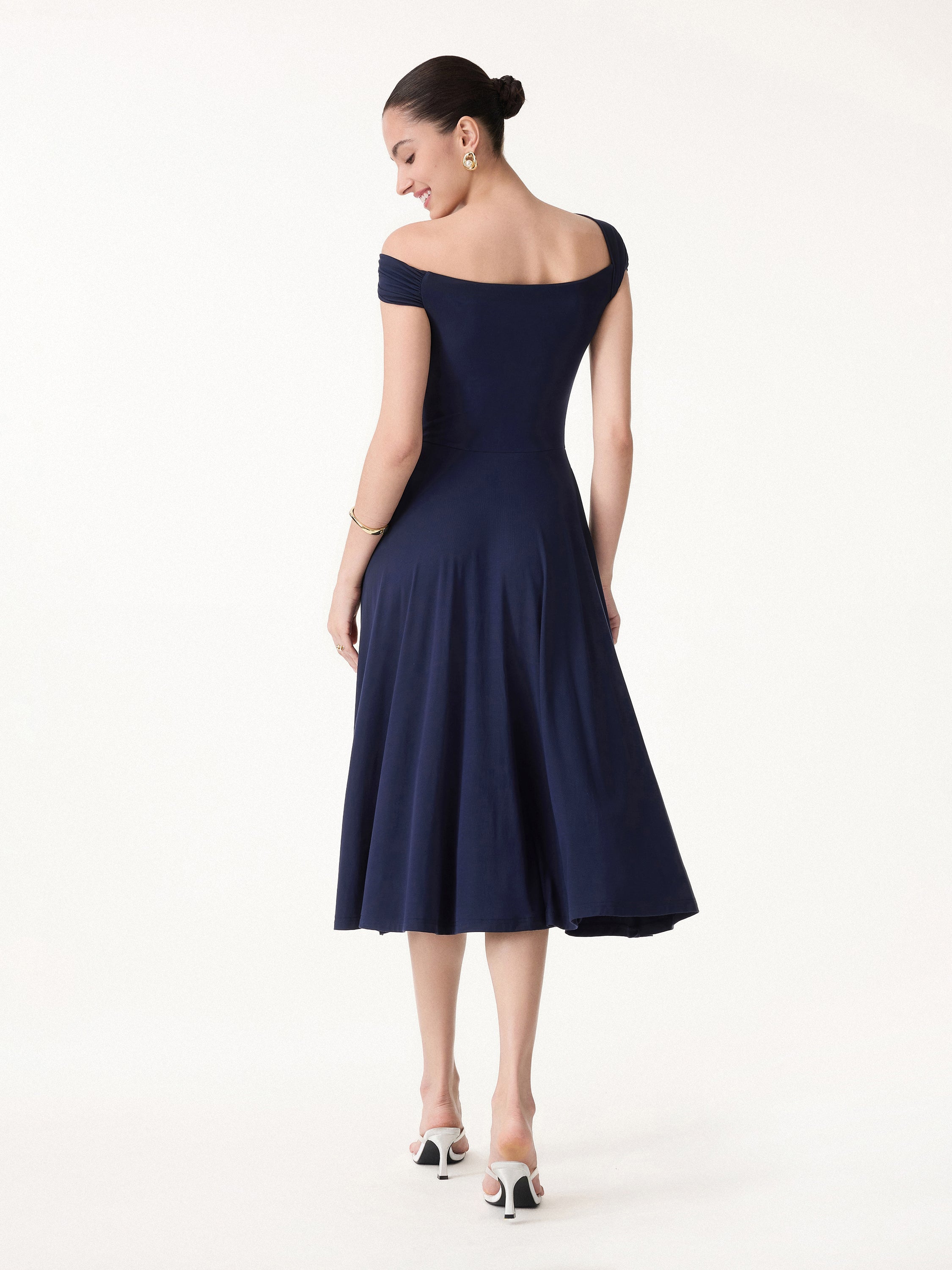 SkinKiss Multi-Wear Midi Bra Dress with Pockets