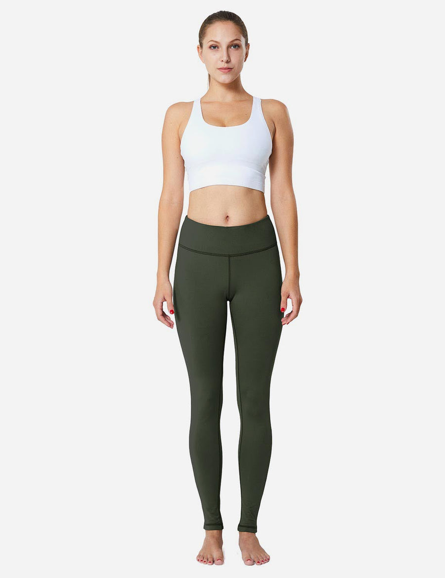 Laureate Brushed Fabric Yoga Thermal Leggings