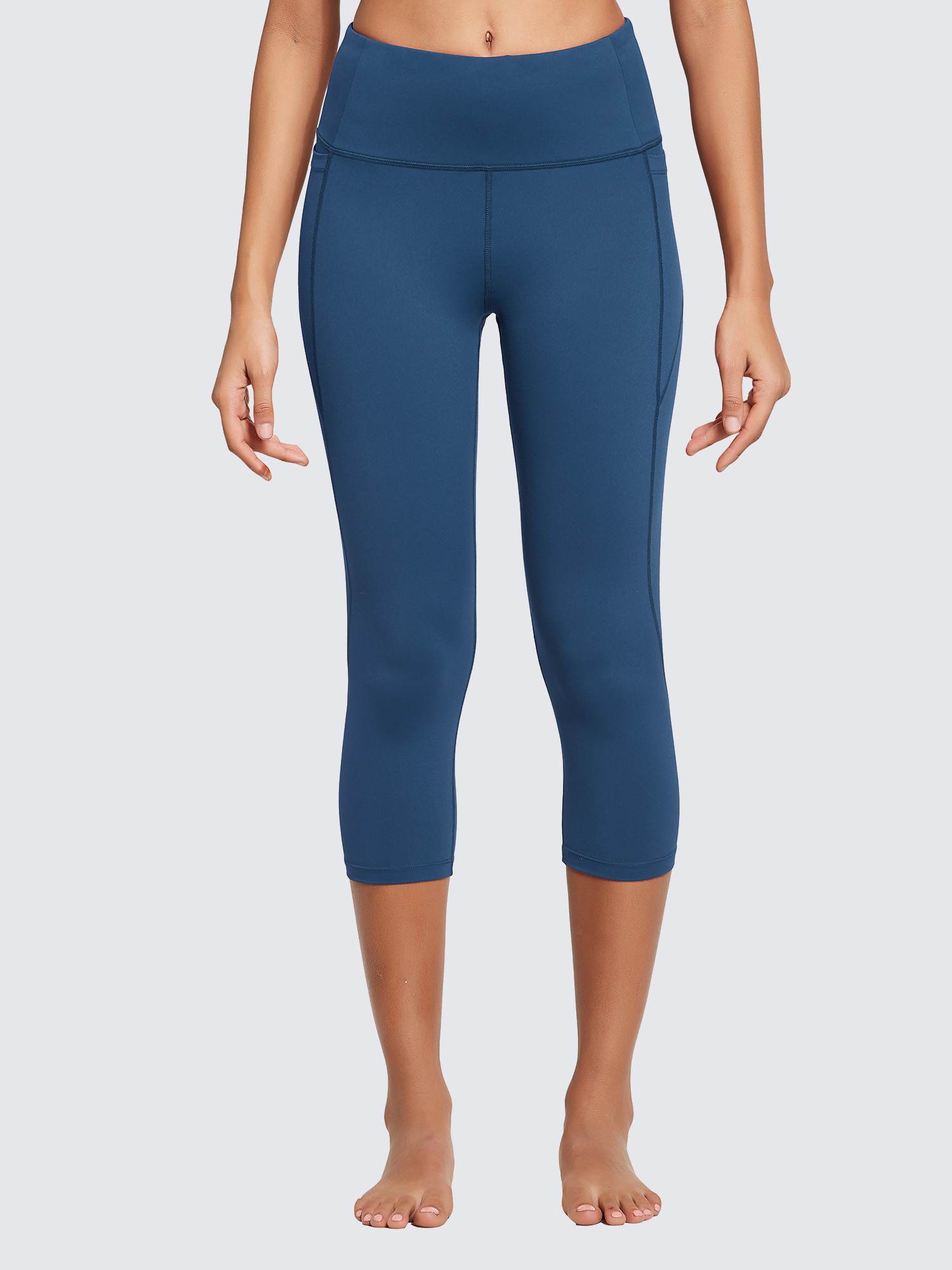 Women's Plus Size High-Waisted Capris