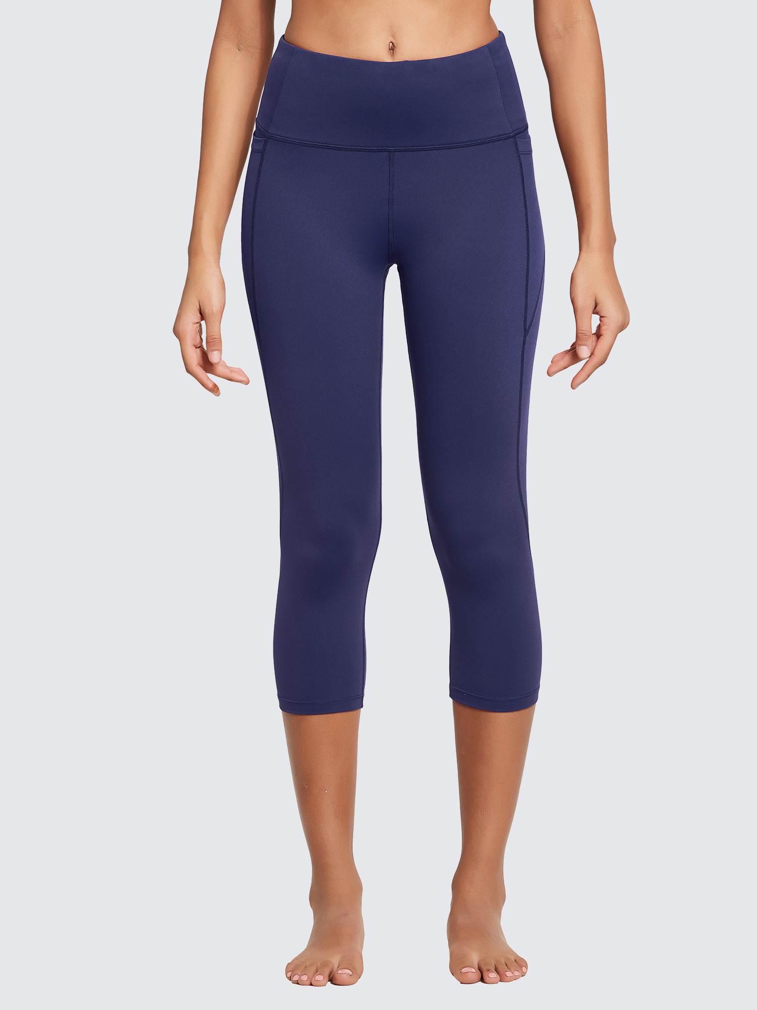 Women's Plus Size High-Waisted Capris