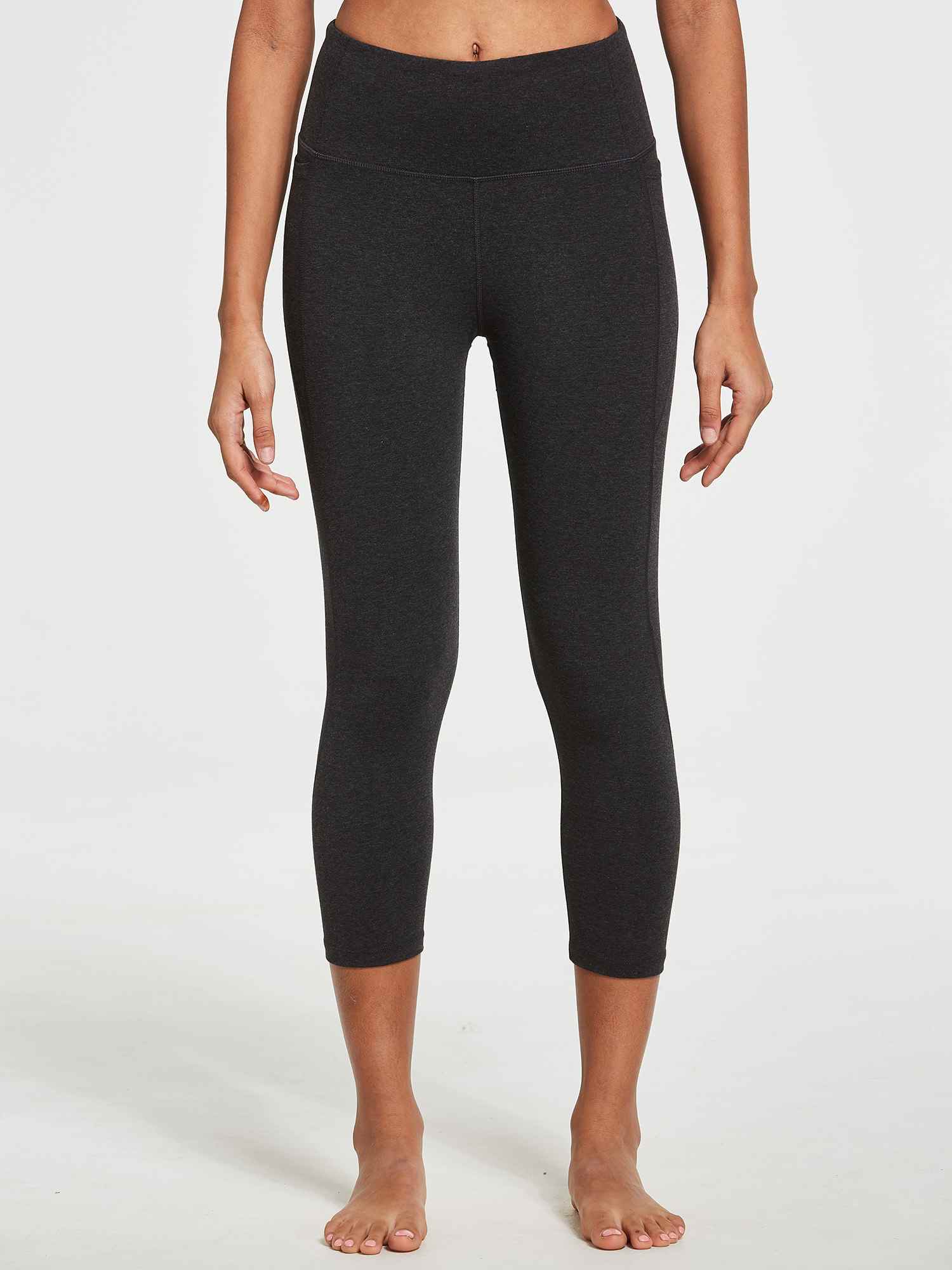 Women's Plus Size High-Waisted Capris