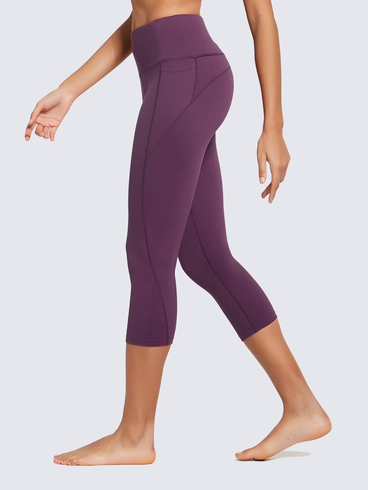 Women's Plus Size High-Waisted Capris