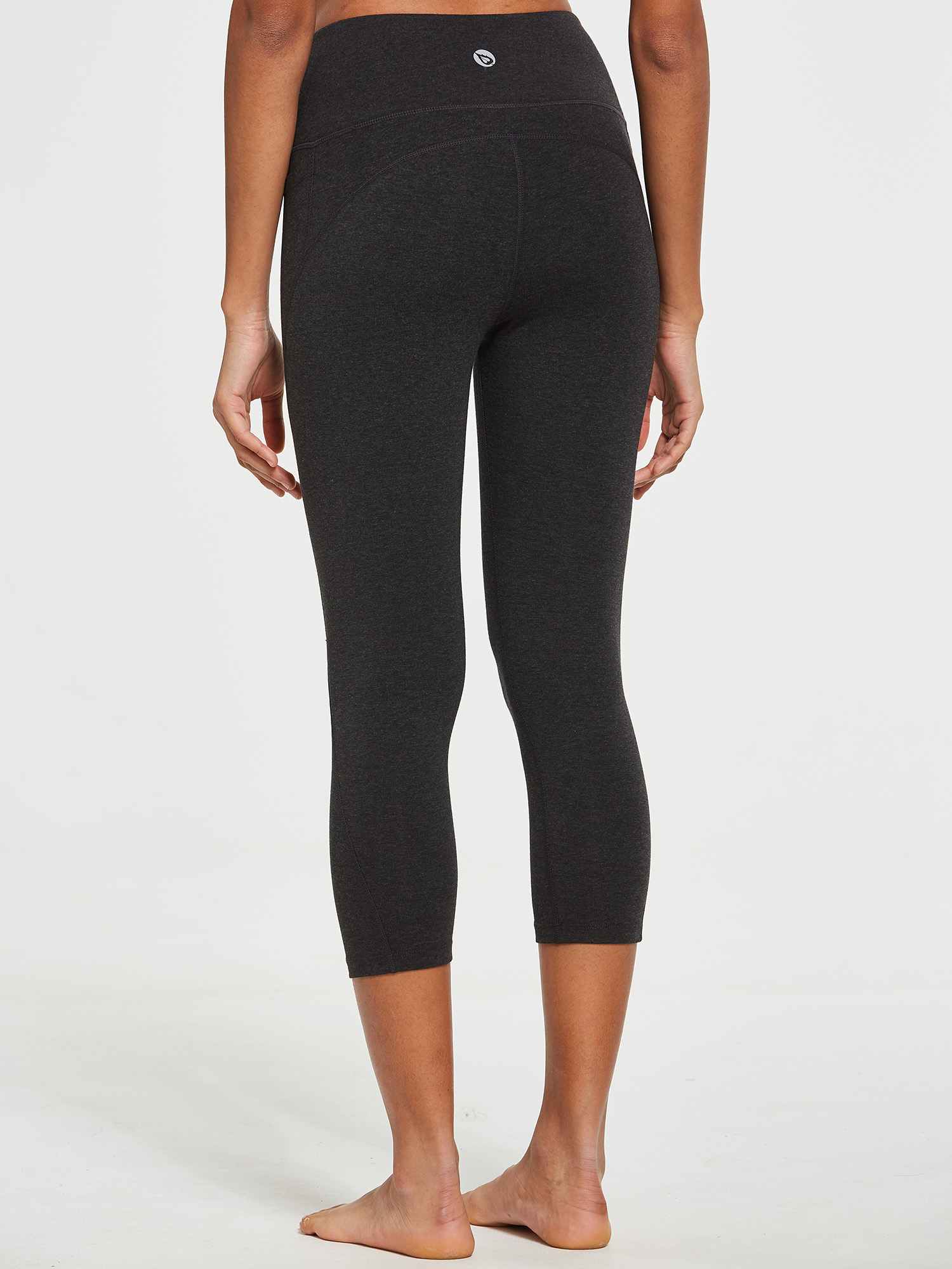 Women's Plus Size High-Waisted Capris