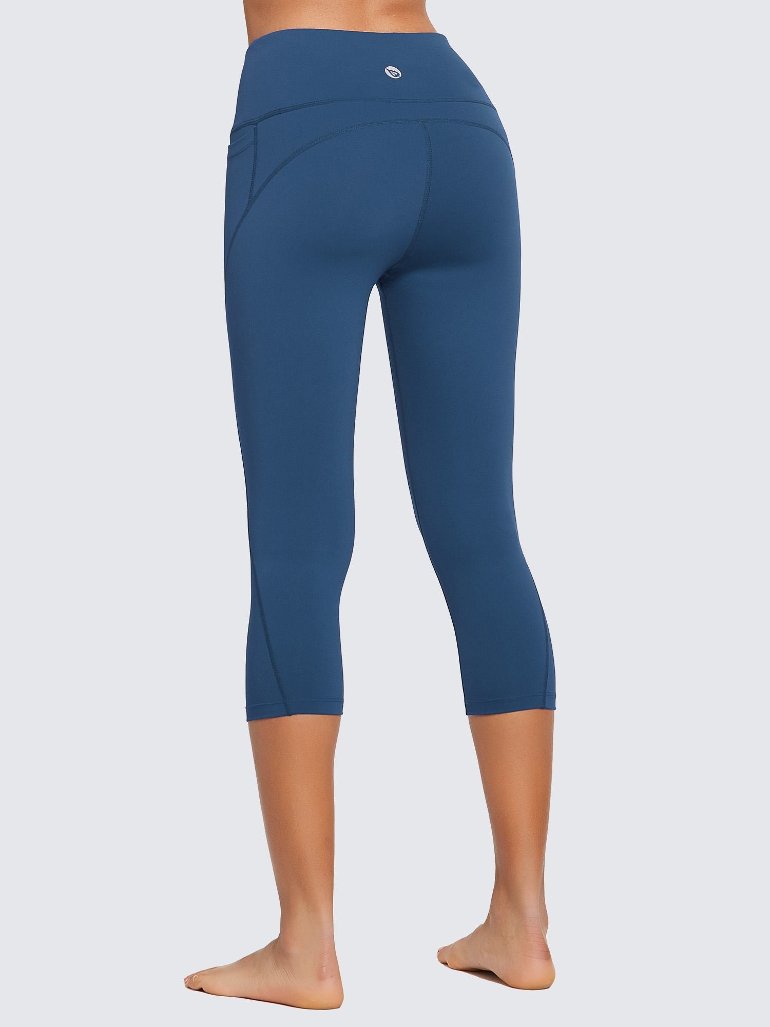 Women's Plus Size High-Waisted Capris